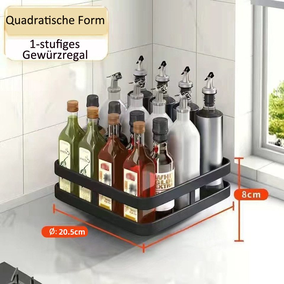Coonoor Gewürzregal Kücheregal Ecke Stehgestell, 1/2/3 günstig online kaufen