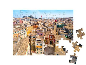 puzzleYOU Puzzle Kerkyra, Hauptstadt der Insel Korfu, Griechenland, 48 Puzzleteile, puzzleYOU-Kollektionen Griechenland