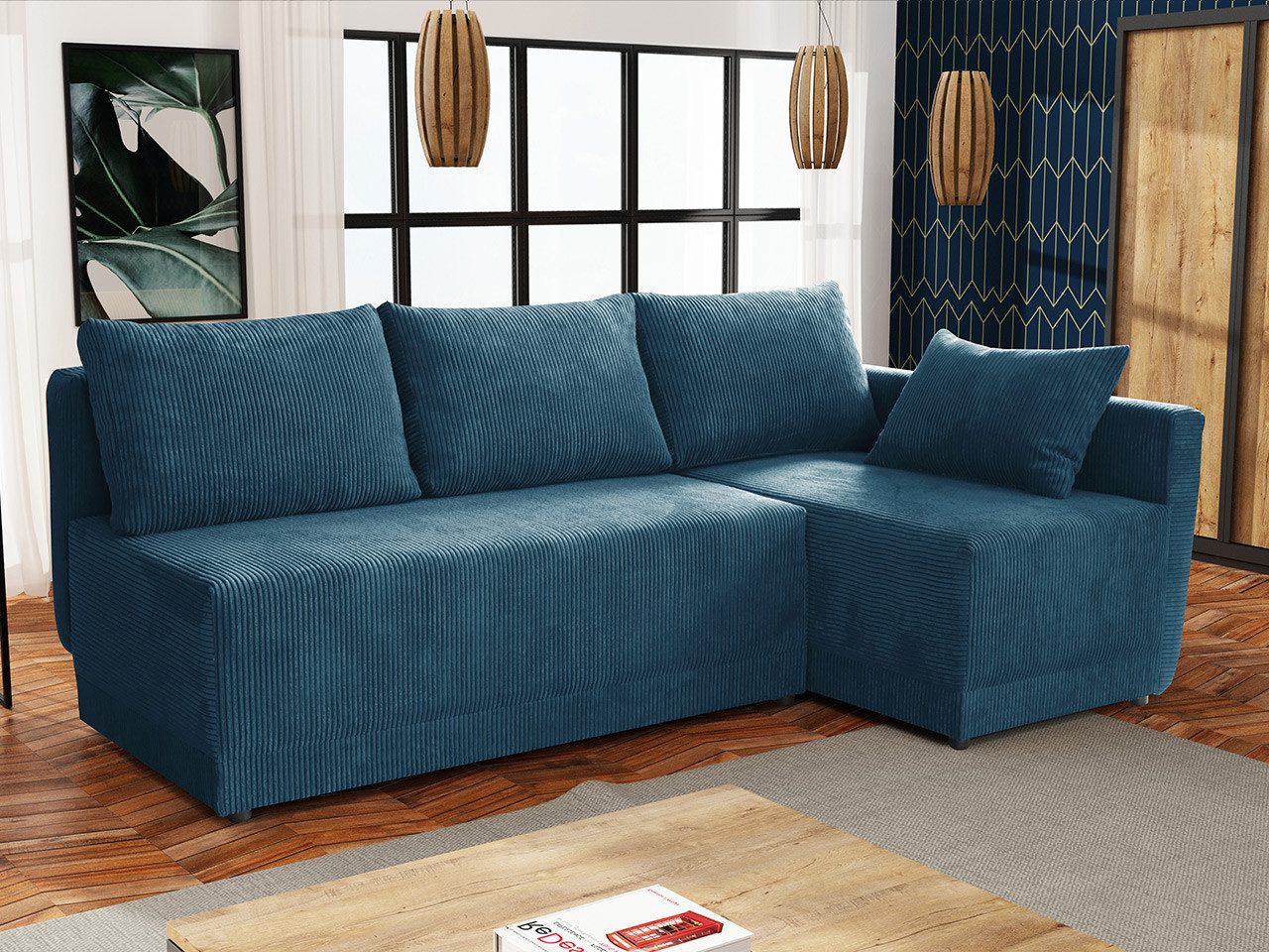 MIRJAN24 Ecksofa Nestor Cord, mit Bettkasten günstig online kaufen