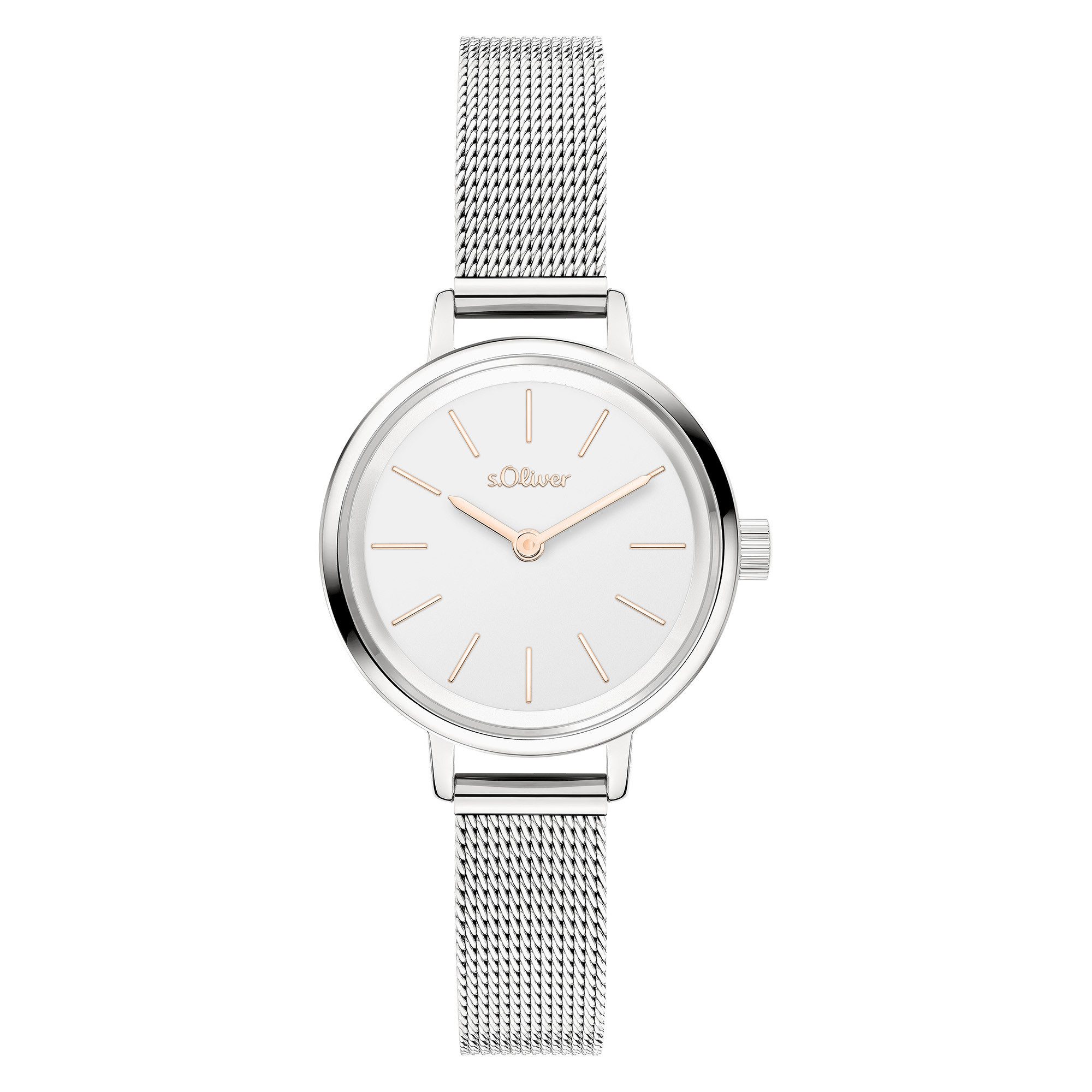 s.Oliver Quarzuhr Edelstahl