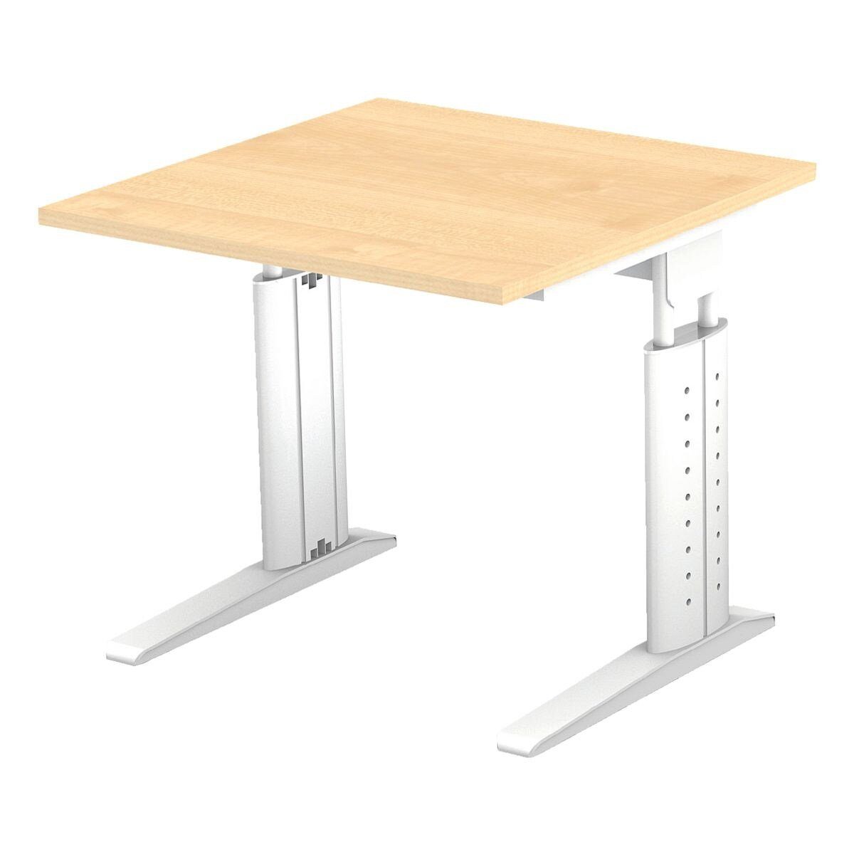Otto Office Premium Schreibtisch Otto Office Line III, quadratisch, höhenverstellbar 68-86 cm, C-Fuß
