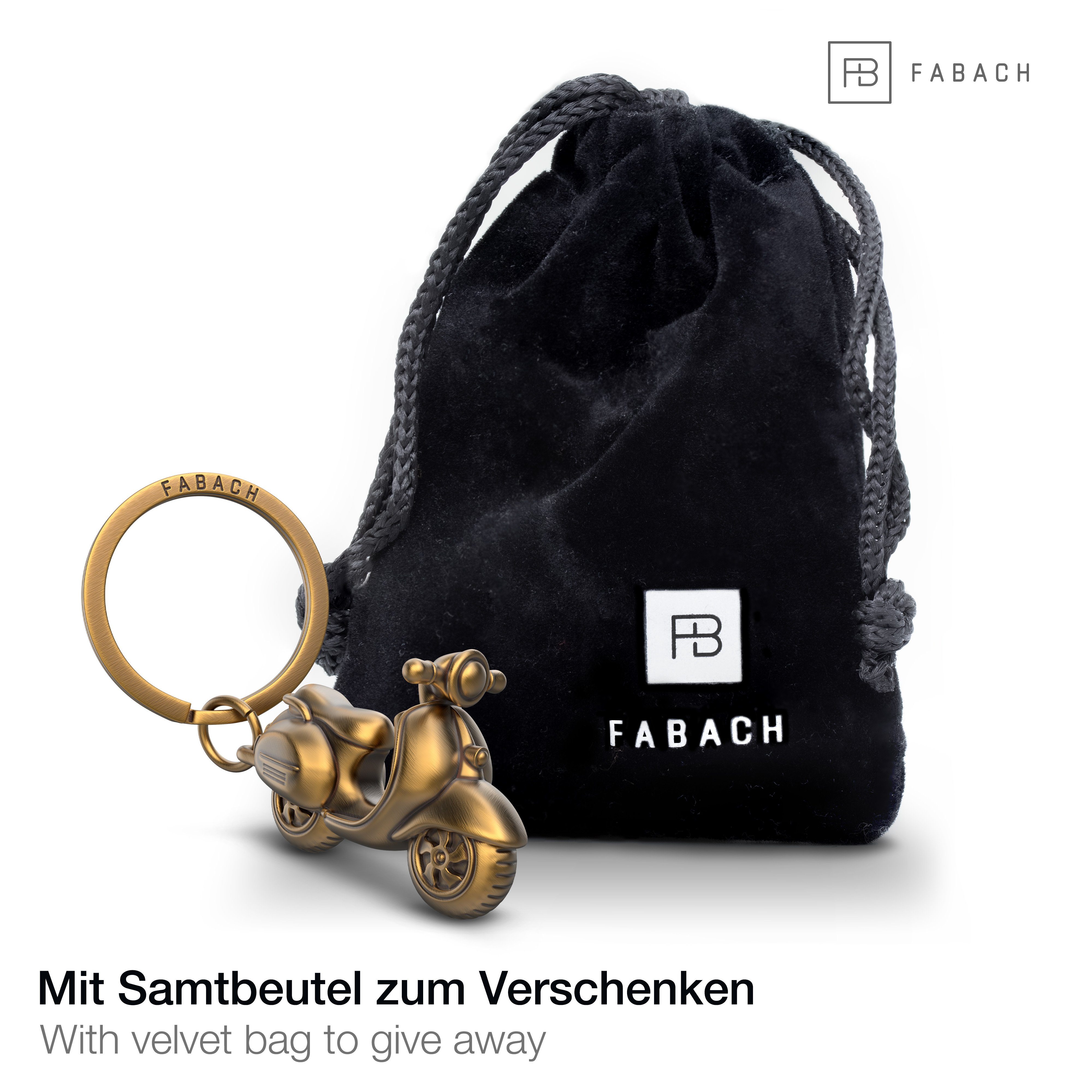 FABACH Schlüsselanhänger "Vespa" - Geschenk für Rollerfahrer und Vespa Fans
