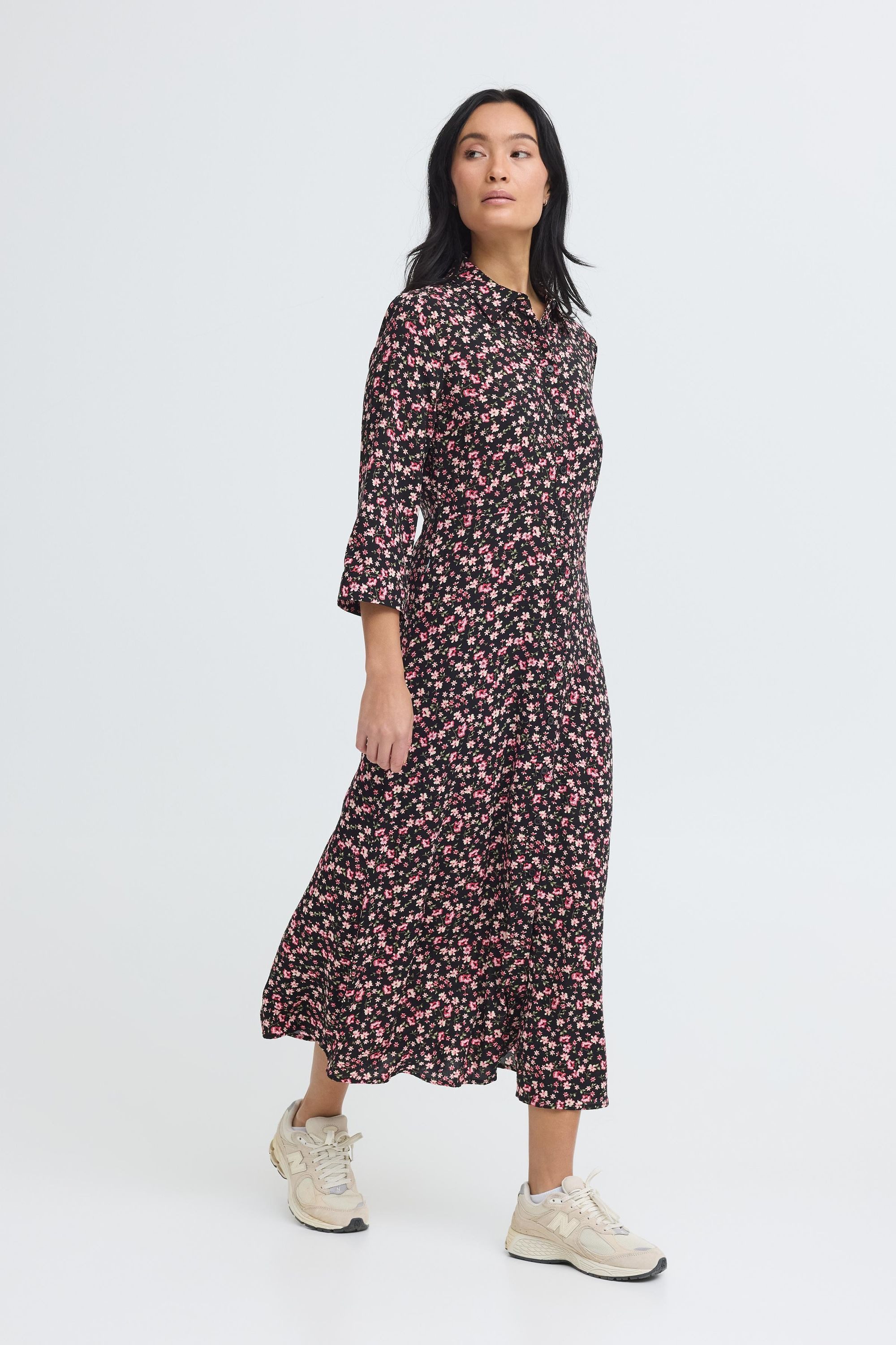 OXMO Midikleid OXNIlla A-Linie Midi Kleid