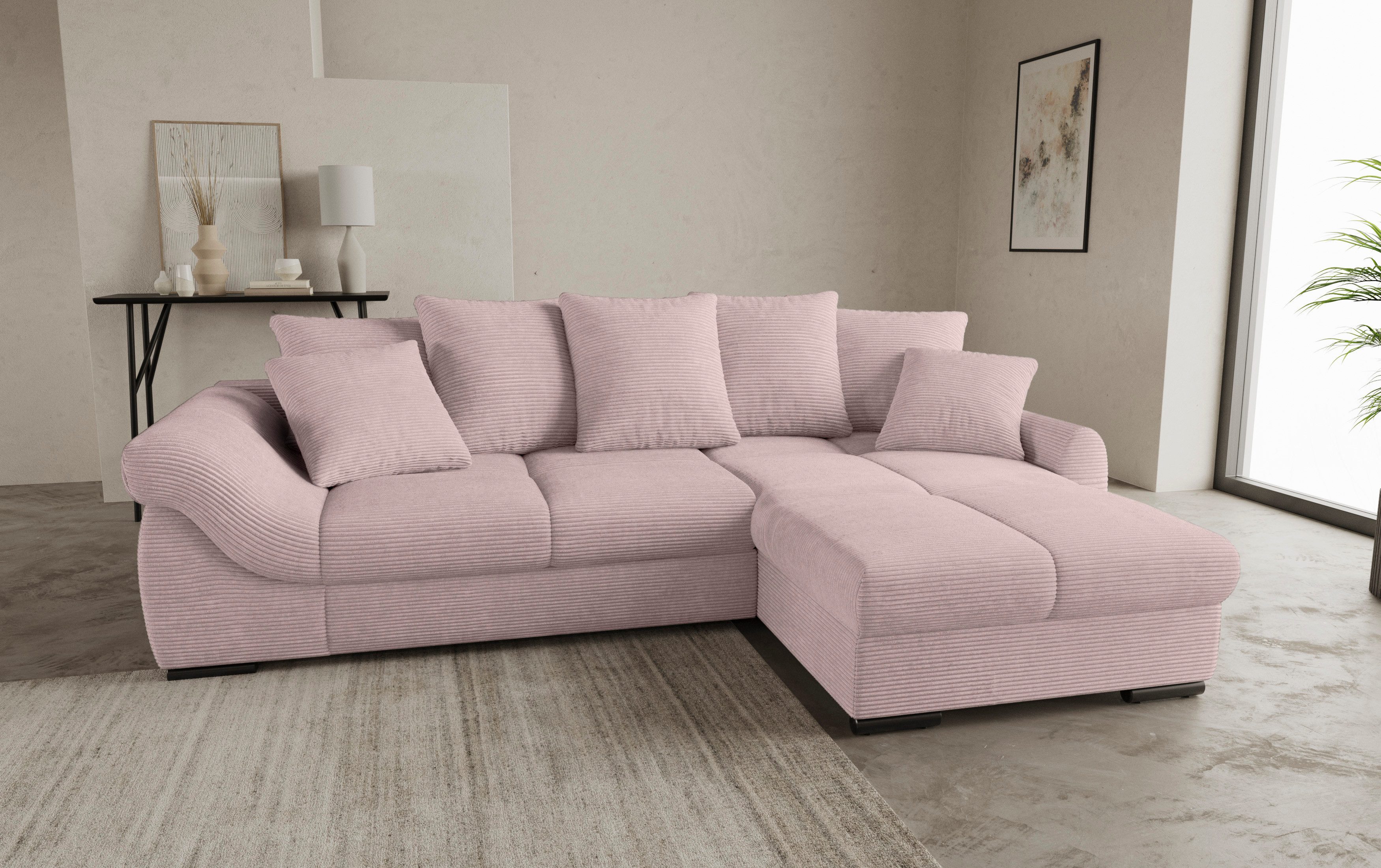 Mr. Couch Ecksofa Livorno L-Form, inkl. günstig online kaufen