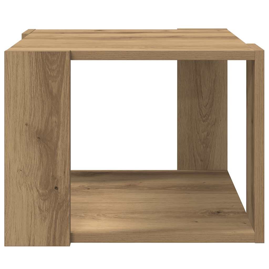 vidaXL Couchtisch Couchtisch Artisan-Eiche 40x40x30 cm Holzwerkstoff (1-St) – Bild 5 von 5