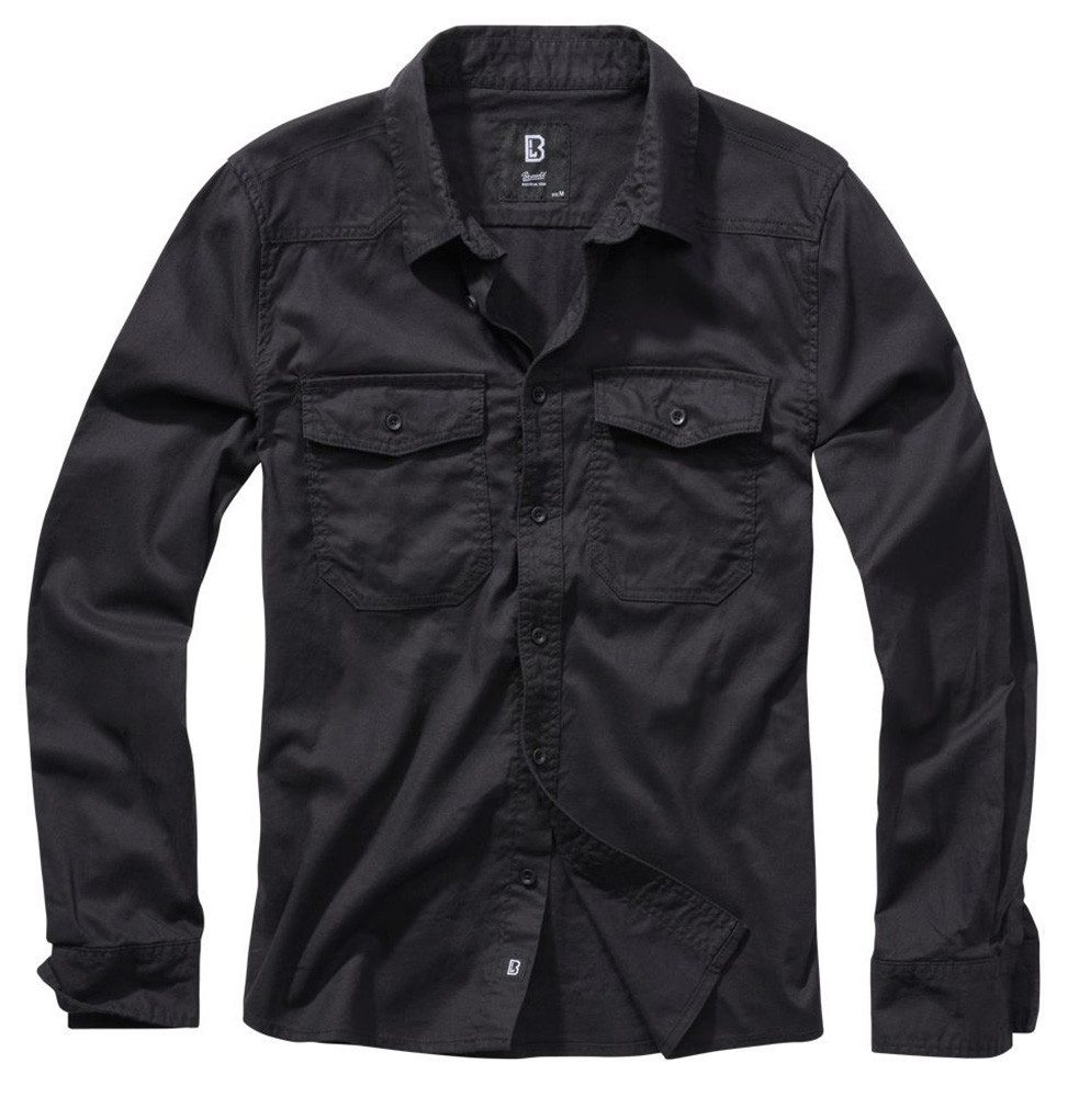 Brandit Langarmhemd Flannel Shirt Long Sleeve günstig online kaufen