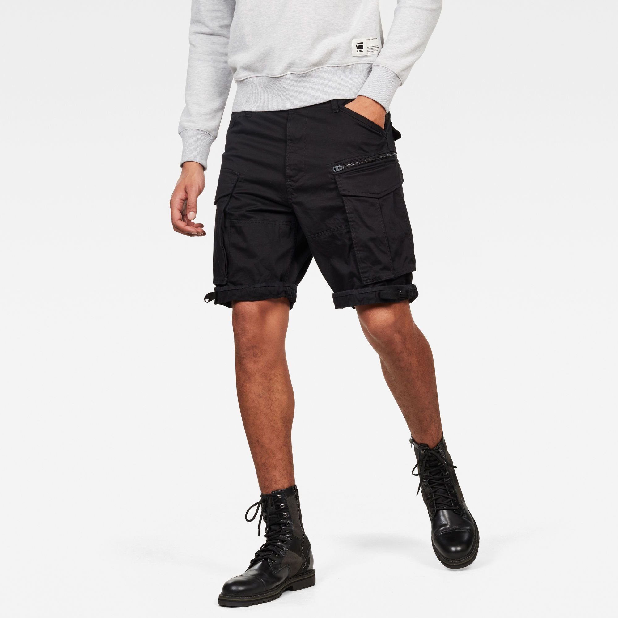 G-Star Herren Cargo Shorts ROVIC RELAXED - Relaxed Fit - Schwarz - Black günstig online kaufen