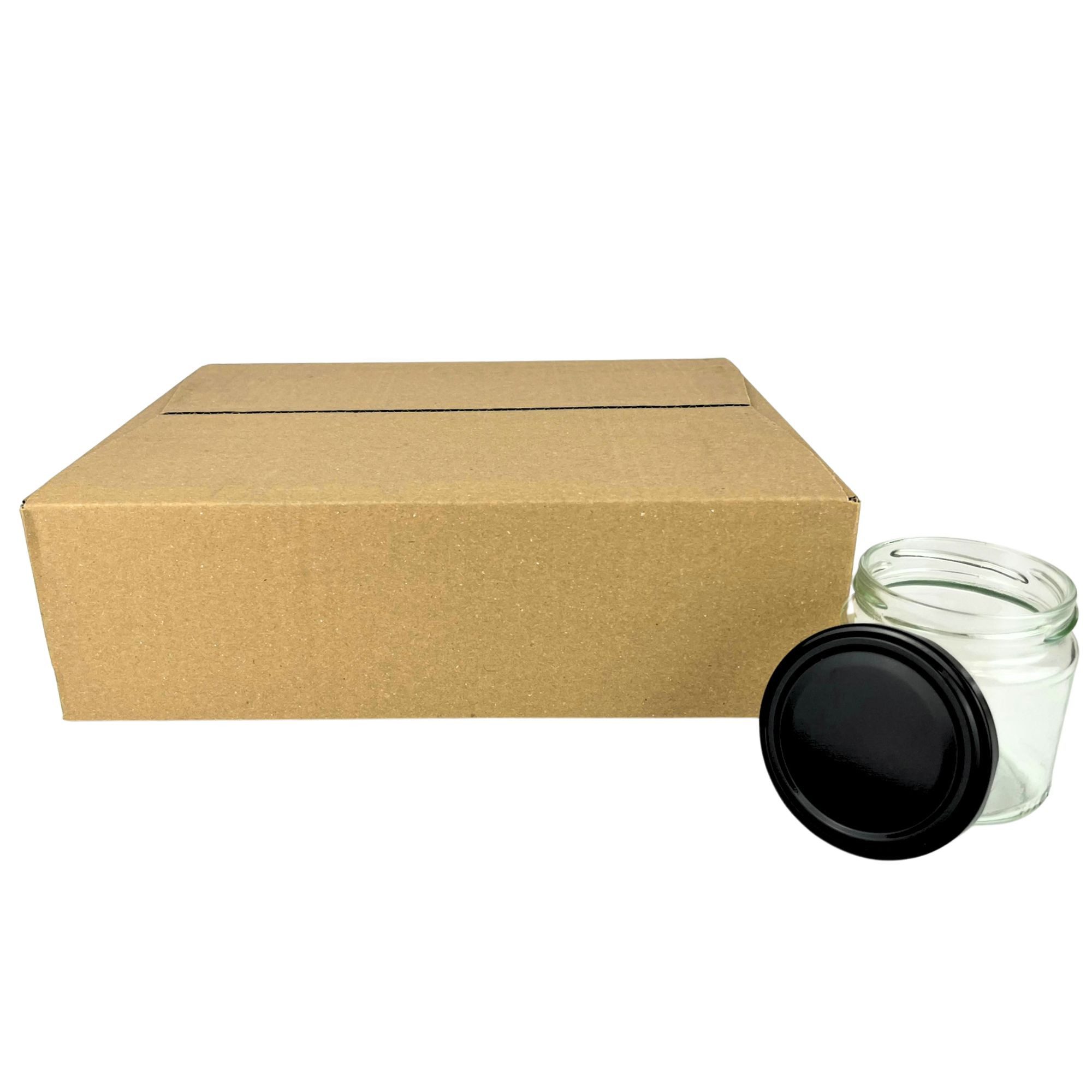 BIENEN SCHMIDT Honigglas 60x Twist Off Schraubglas 250g Imkerhonig Rundglas, (60 Stk), Einmachglas, Marmeladenglas, Sturzglas To 66 mm