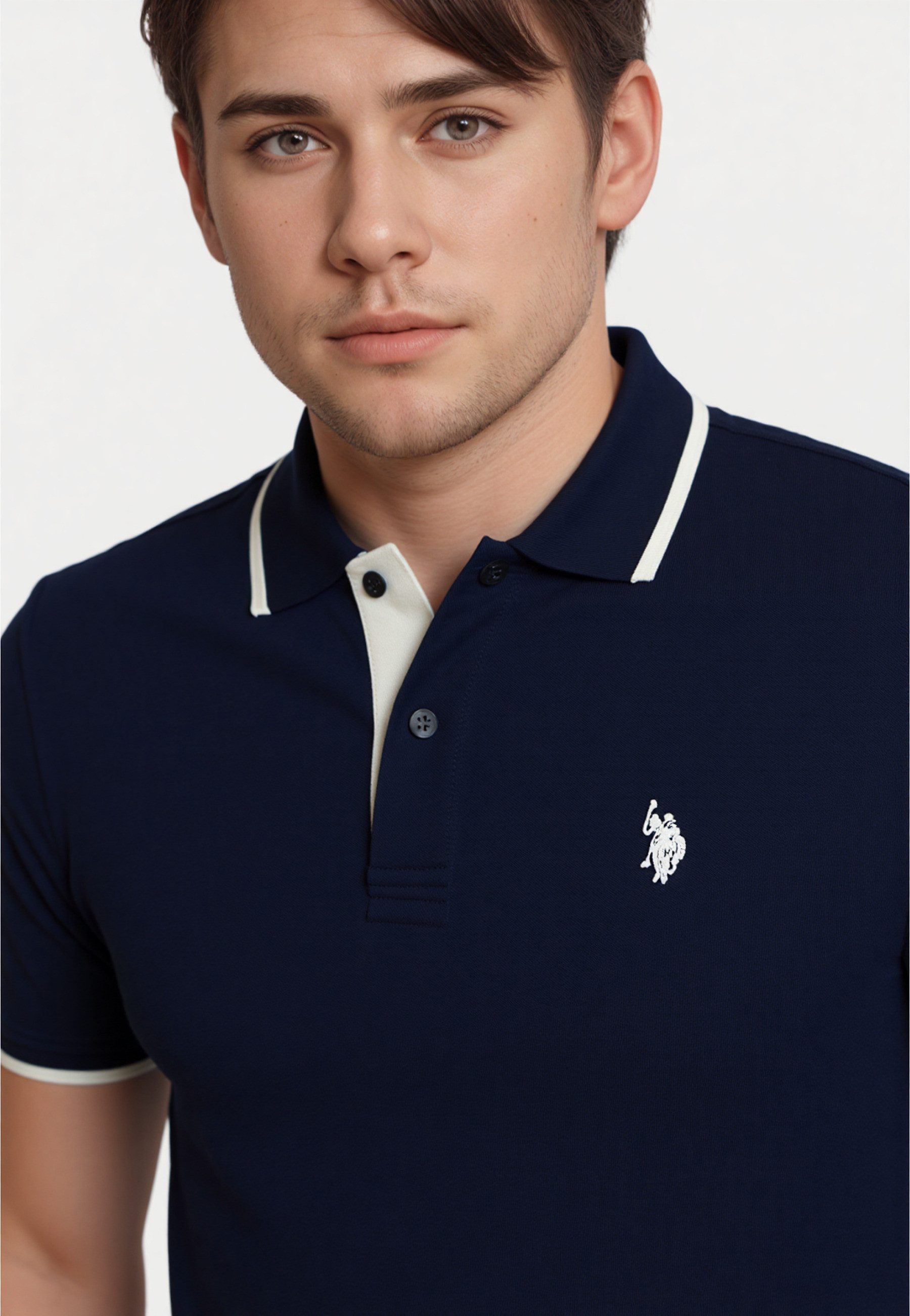 U.S. Polo Assn. Poloshirt Poloshirt Fashion Kurzarmshirt (1-tlg., 1)