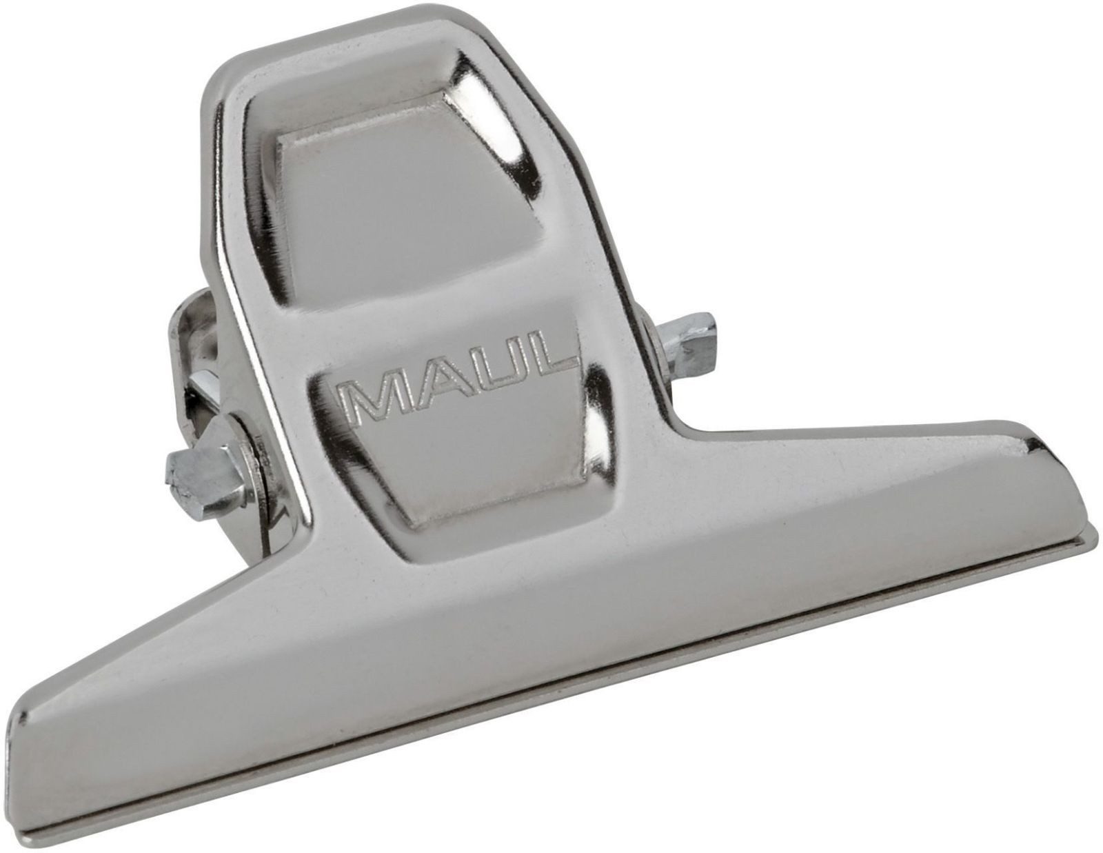 Büroklammer Brief-Klemmer Maulpro 55mm hellsilber VE=2 Stück