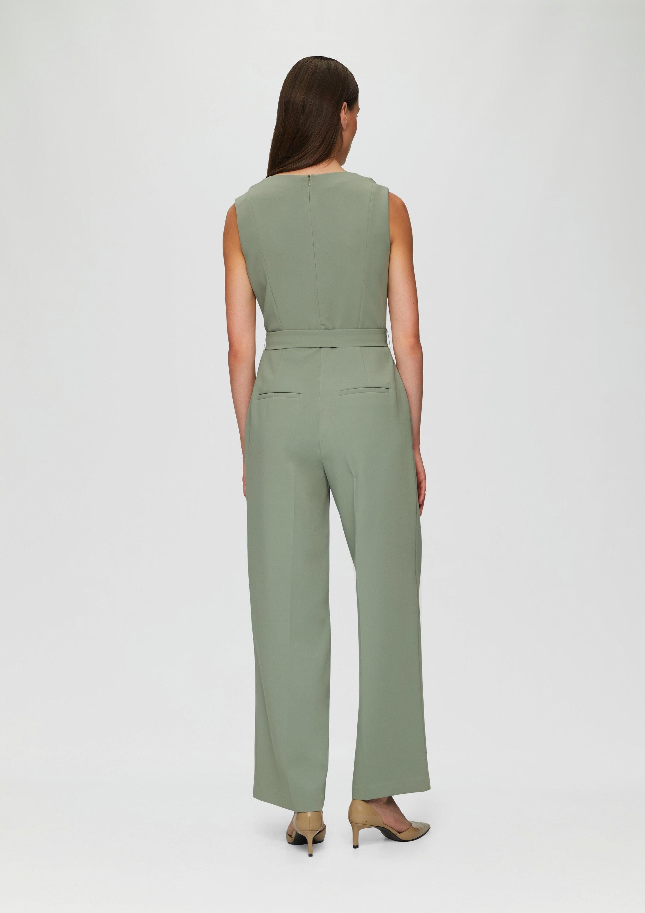 s.Oliver Jumpsuit Overall Twill-Jumpsuit mit Cut-Outs