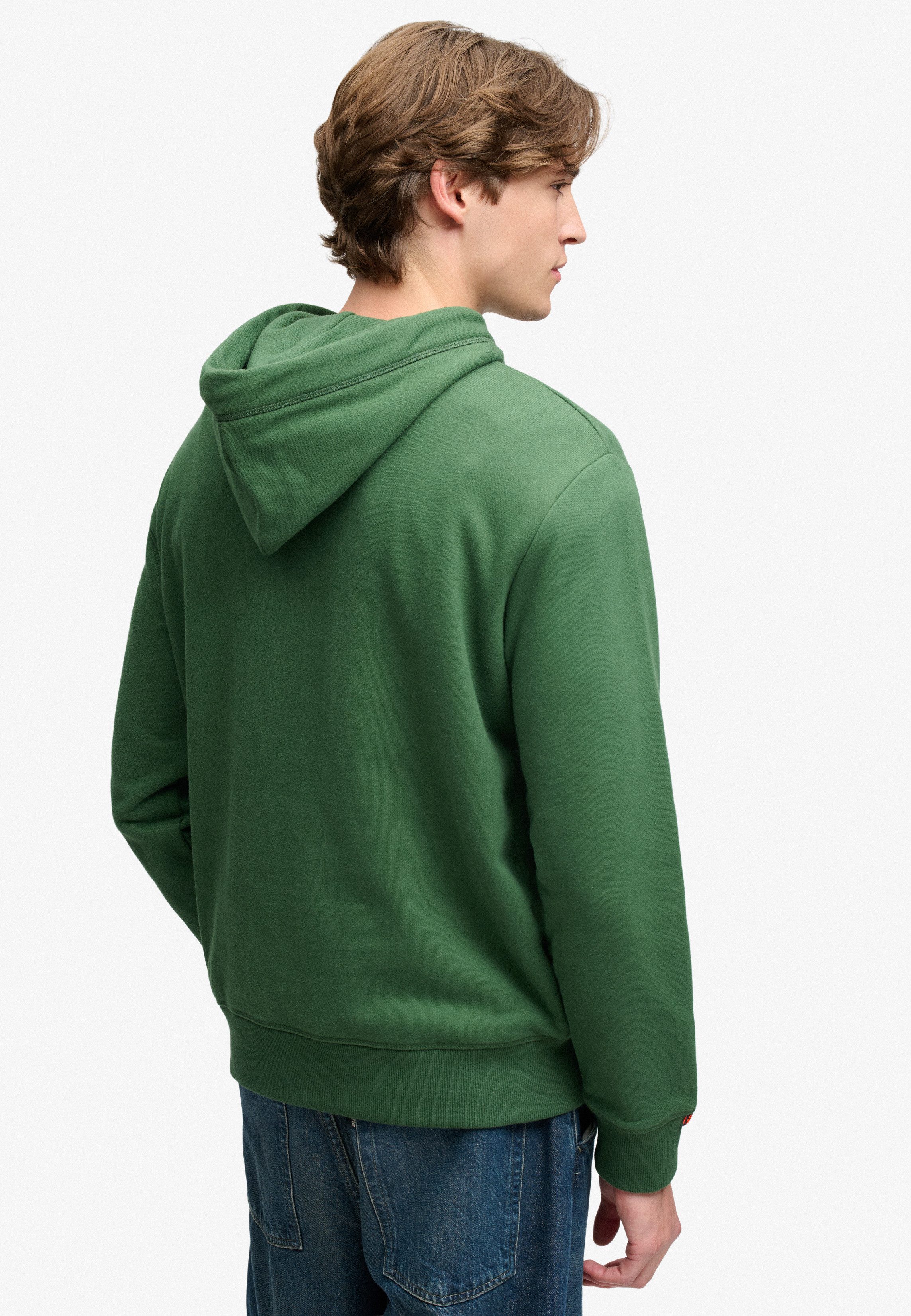 Superdry Kapuzensweatshirt Essential Logo Hoodie Hb Baumwollmischung, loose fit – Bild 3 von 5