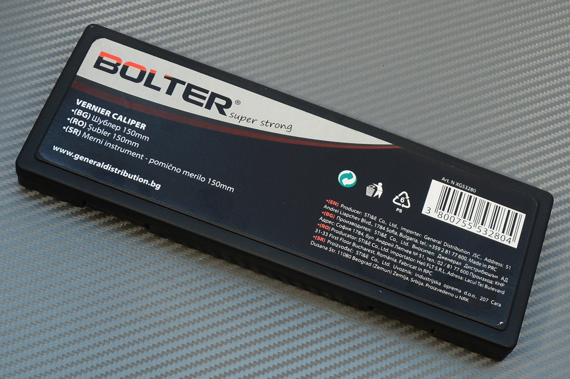 Bolter Messschieber Messschieber Schieblehre 150 mm 6" Profimessgerät, 1-St.