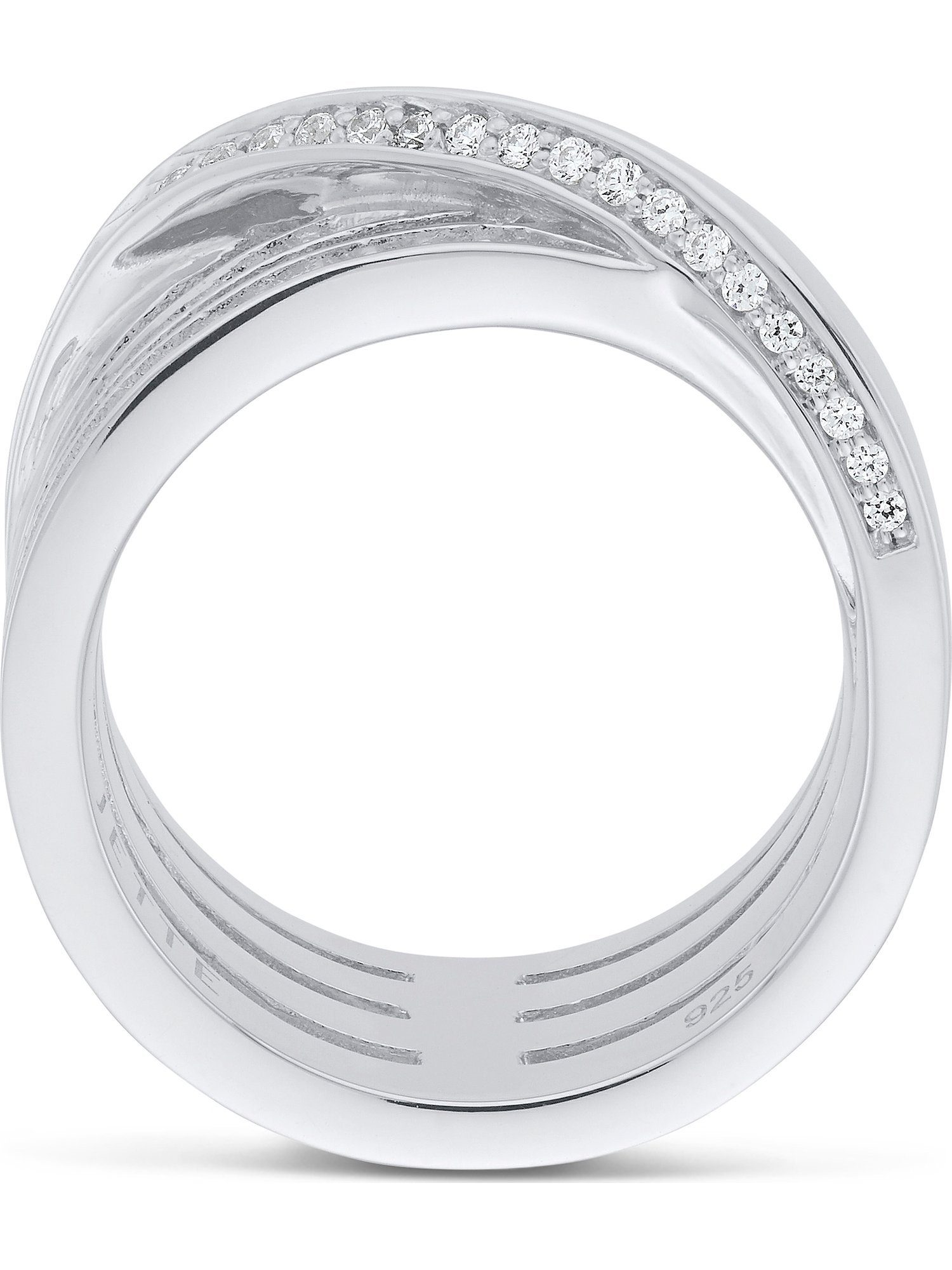 JETTE Silberring JETTE Damen-Damenring 67 Zirkonia, Zirkonia günstig online kaufen