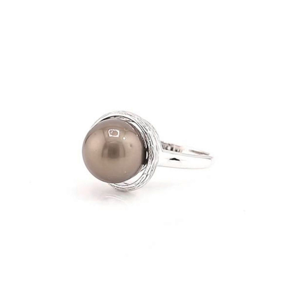 Cavill Perlenring Cavill Ring mit 12 mm Tahitiperle, 925er Silber, Damen & Herren (1-tlg)