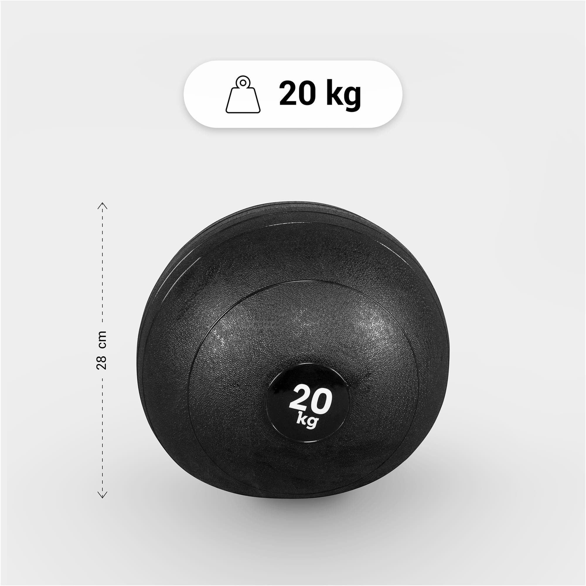 5kg, 10kg, GORILLA Griffiger Oberfläche Medizinball 3kg, SPORTS 15kg, 20kg, 7kg, Einzeln/Set, mit