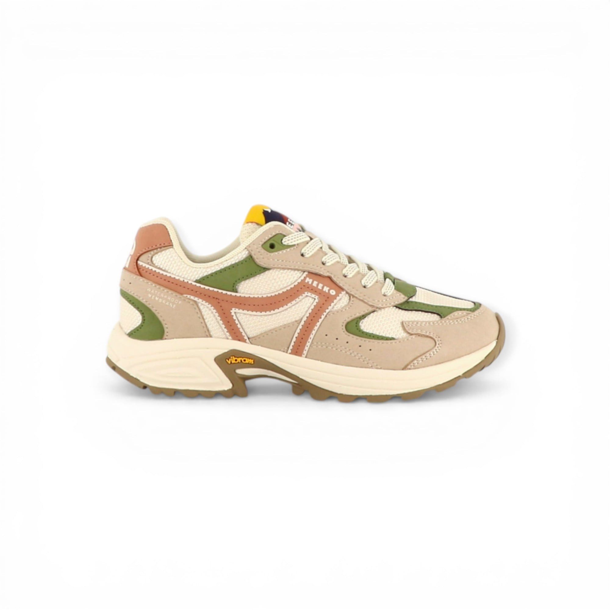 Meeko Capra Olive (wasserdicht) beige/grün/braun Sneaker
