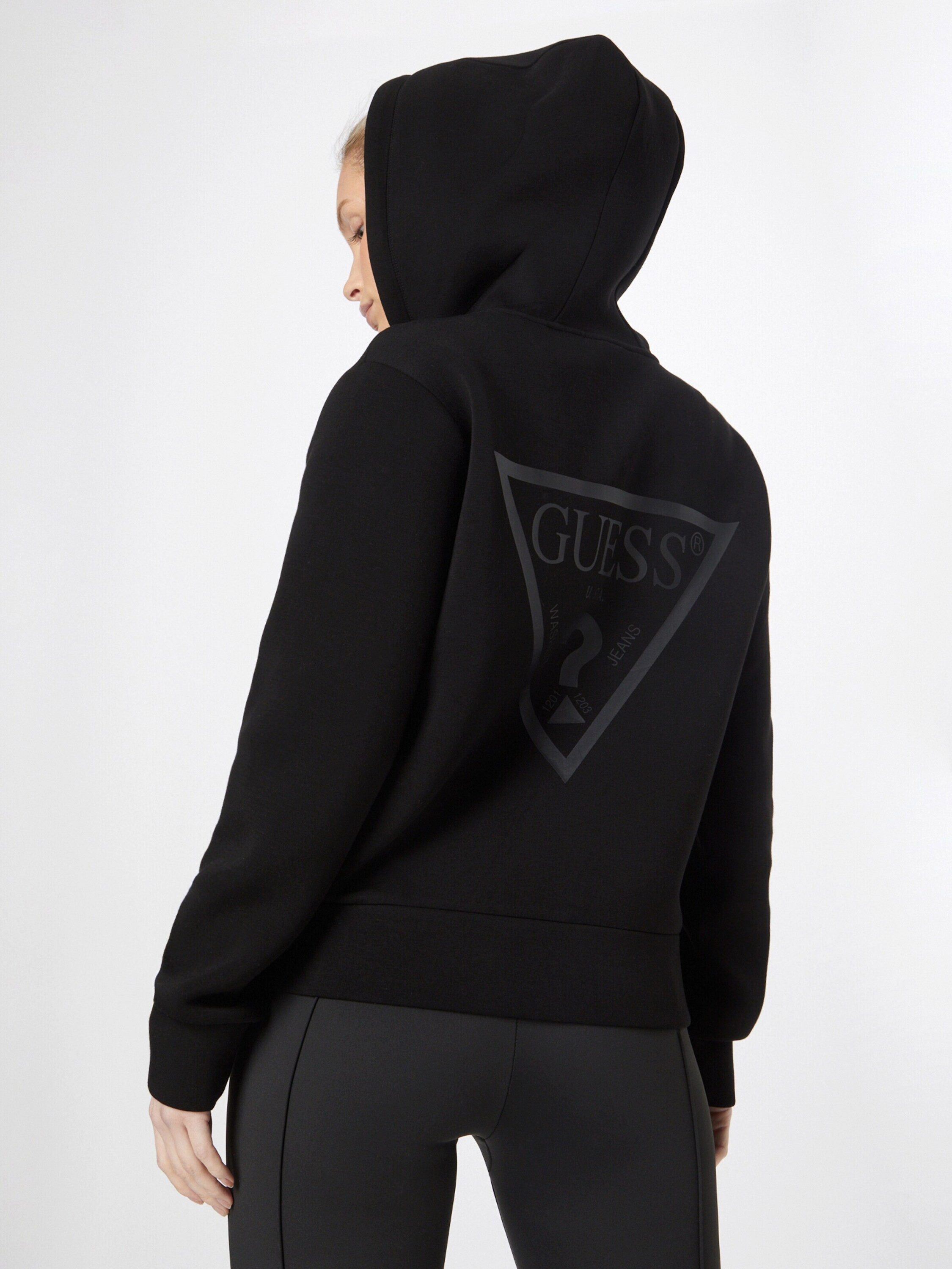 Guess Sweatjacke ALLIE (1-tlg) Plain/ohne Details