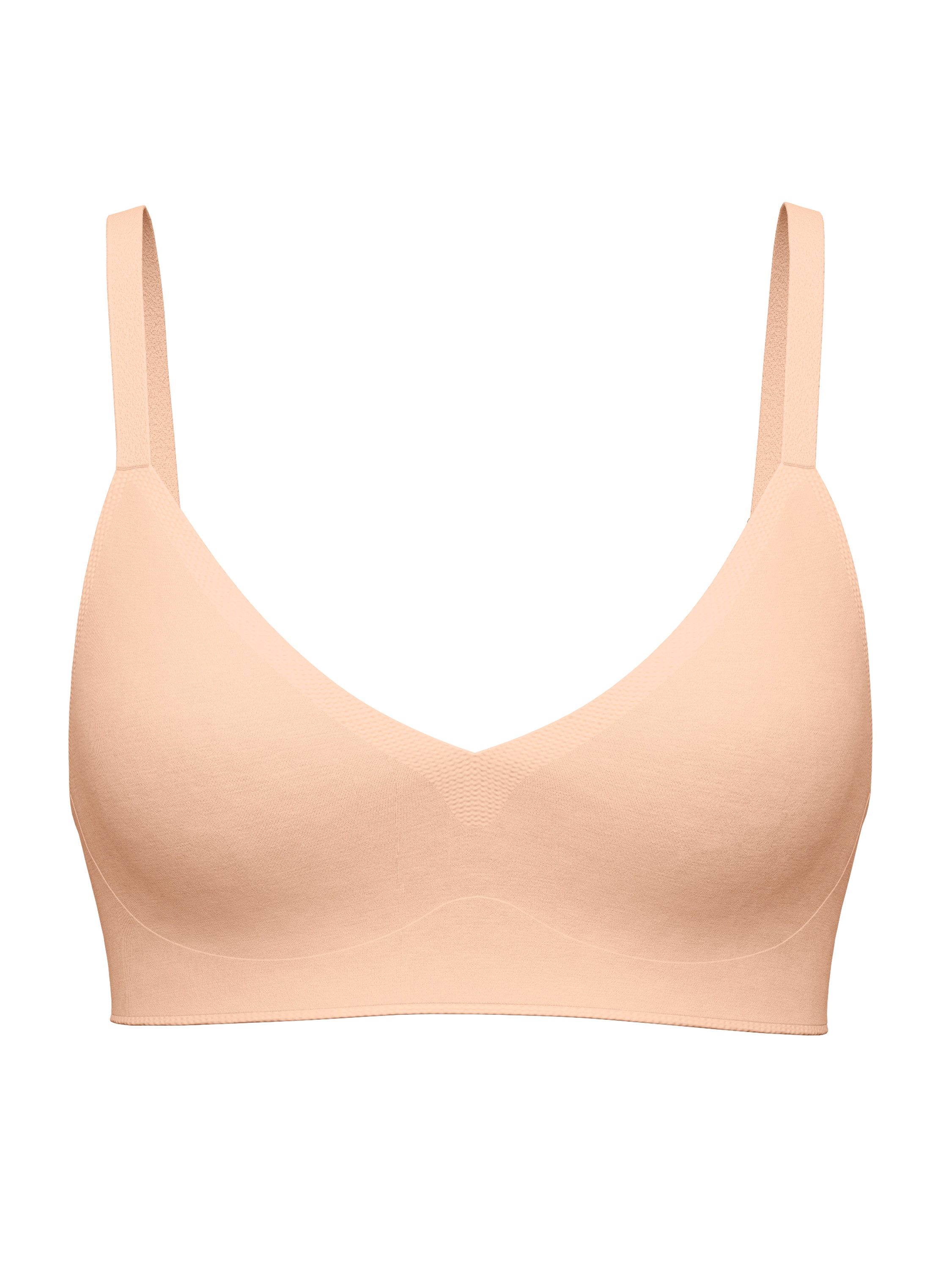 CALIDA Bustier Natural Skin Damen (1-tlg) mit herausnehmbaren Pads, weich und unsichtbar unter Kleidung