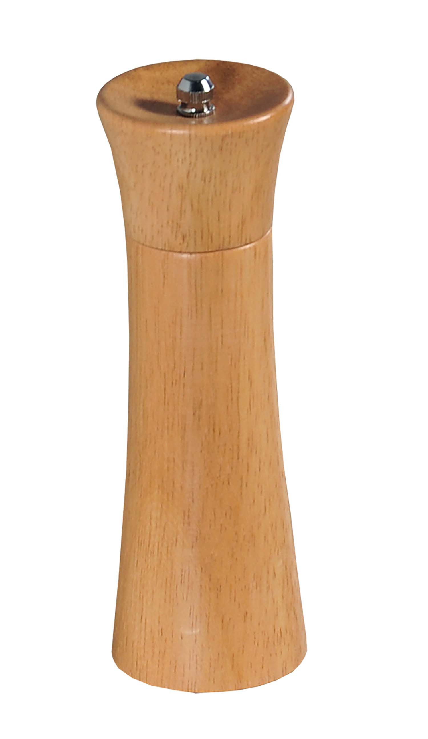 Kesper Gewürzmühle Pfeffermühle - Gummibaum, Natur - Höhe: 18 cm