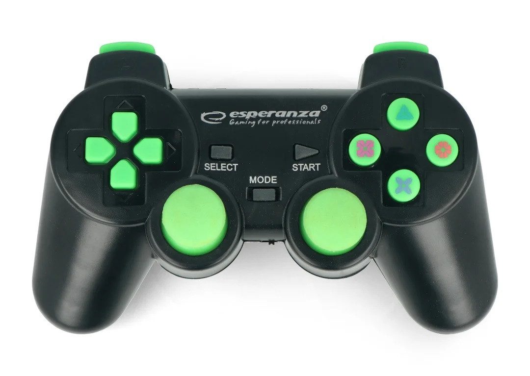 Esperanza Gamepad Gladiator Gaming-Controller für Computer + PlayStation Controller