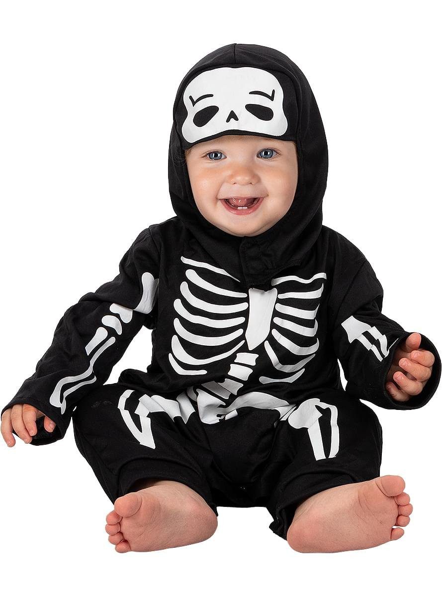 Metamorph Kostüm Skelett Kostüm für Babys, Halloweenkostüm für ganz kleine Spukgestalten