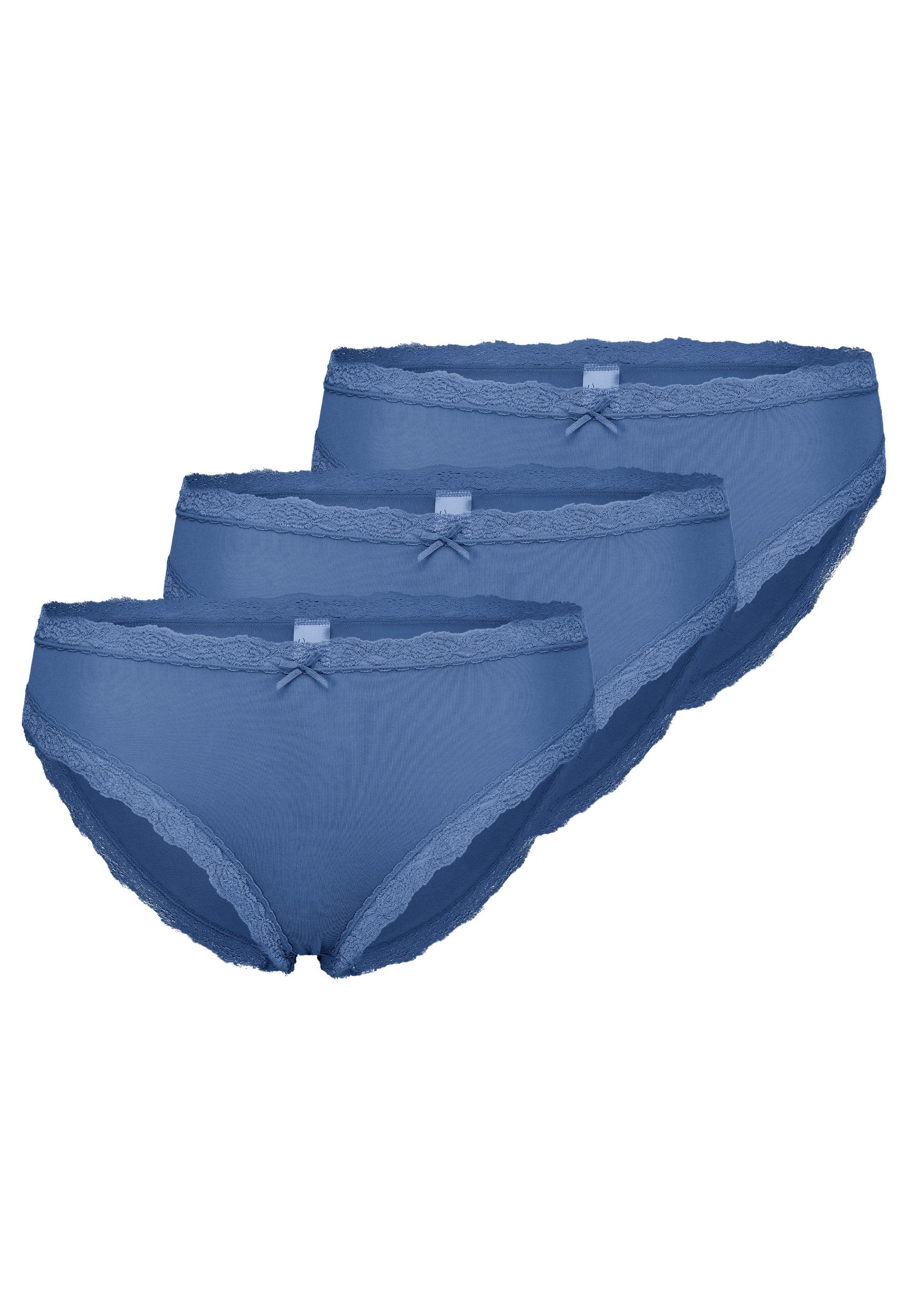 Nina Von C. Jazz-Pants Slips 3er Pack Cosy (Spar-Set, 3-St) Jazz Pants - Bl günstig online kaufen