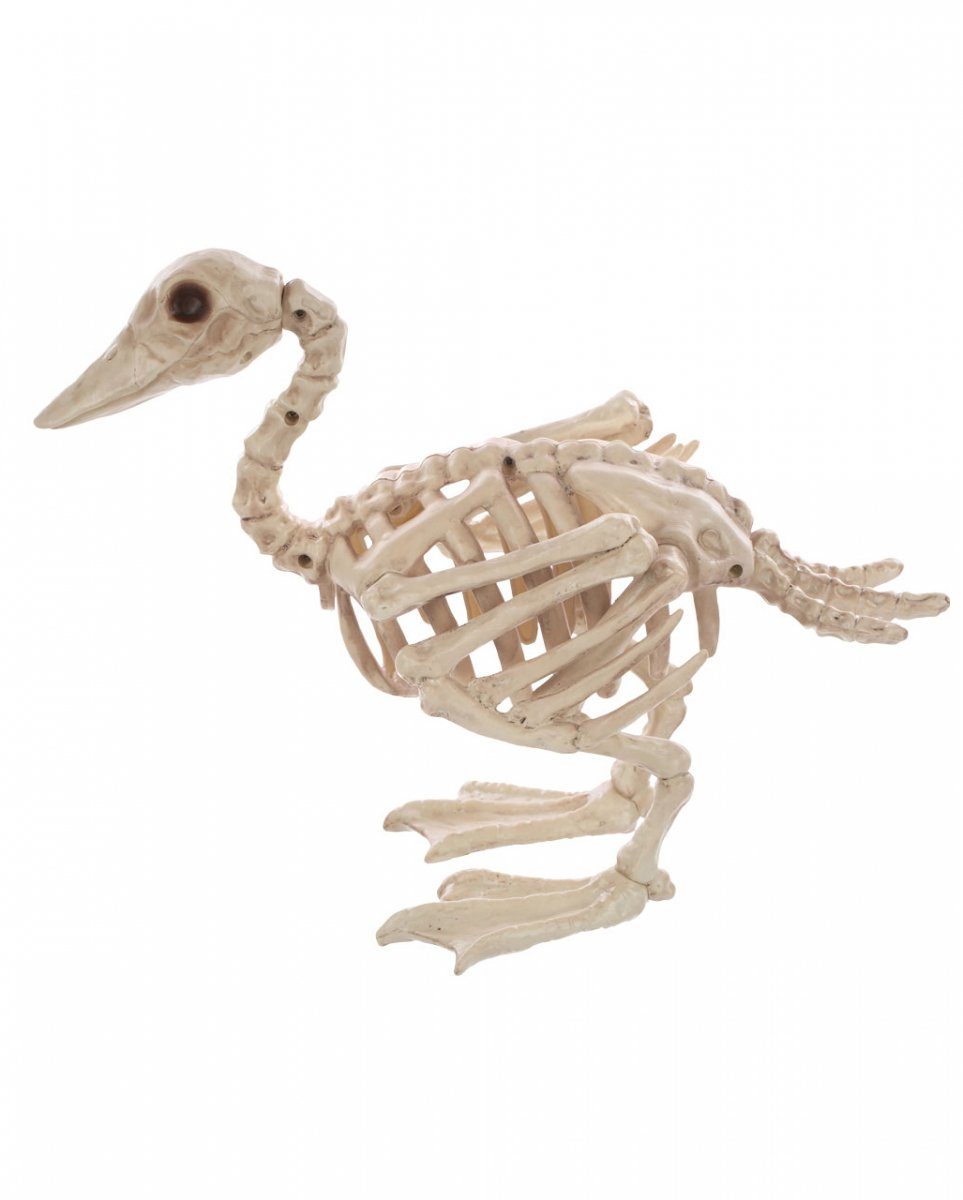 Horror-Shop Dekofigur Skelett Baby Ente als 19cm Deko