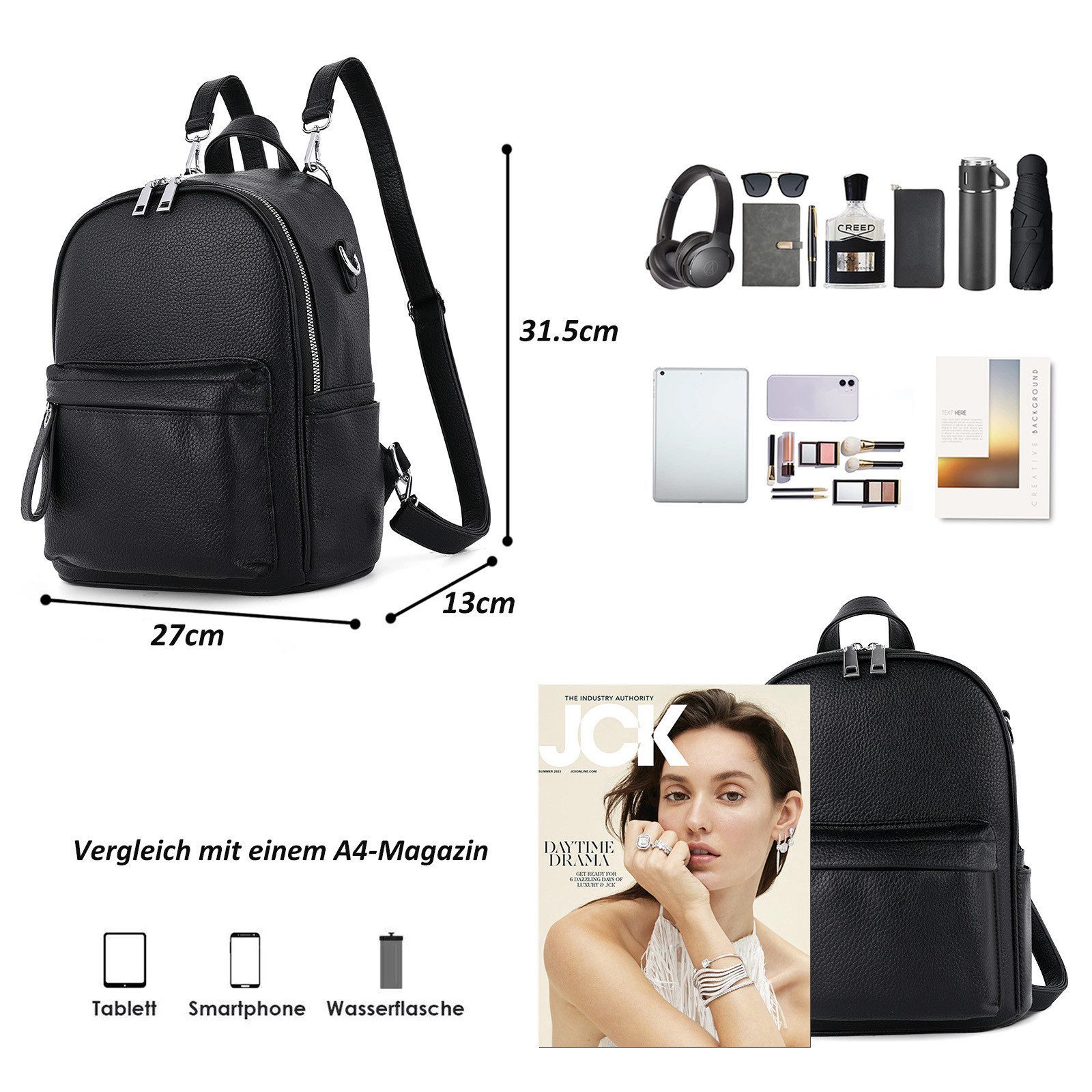 RWEUOQ Rucksack Damen Klein, Wasserdicht Kleiner günstig online kaufen