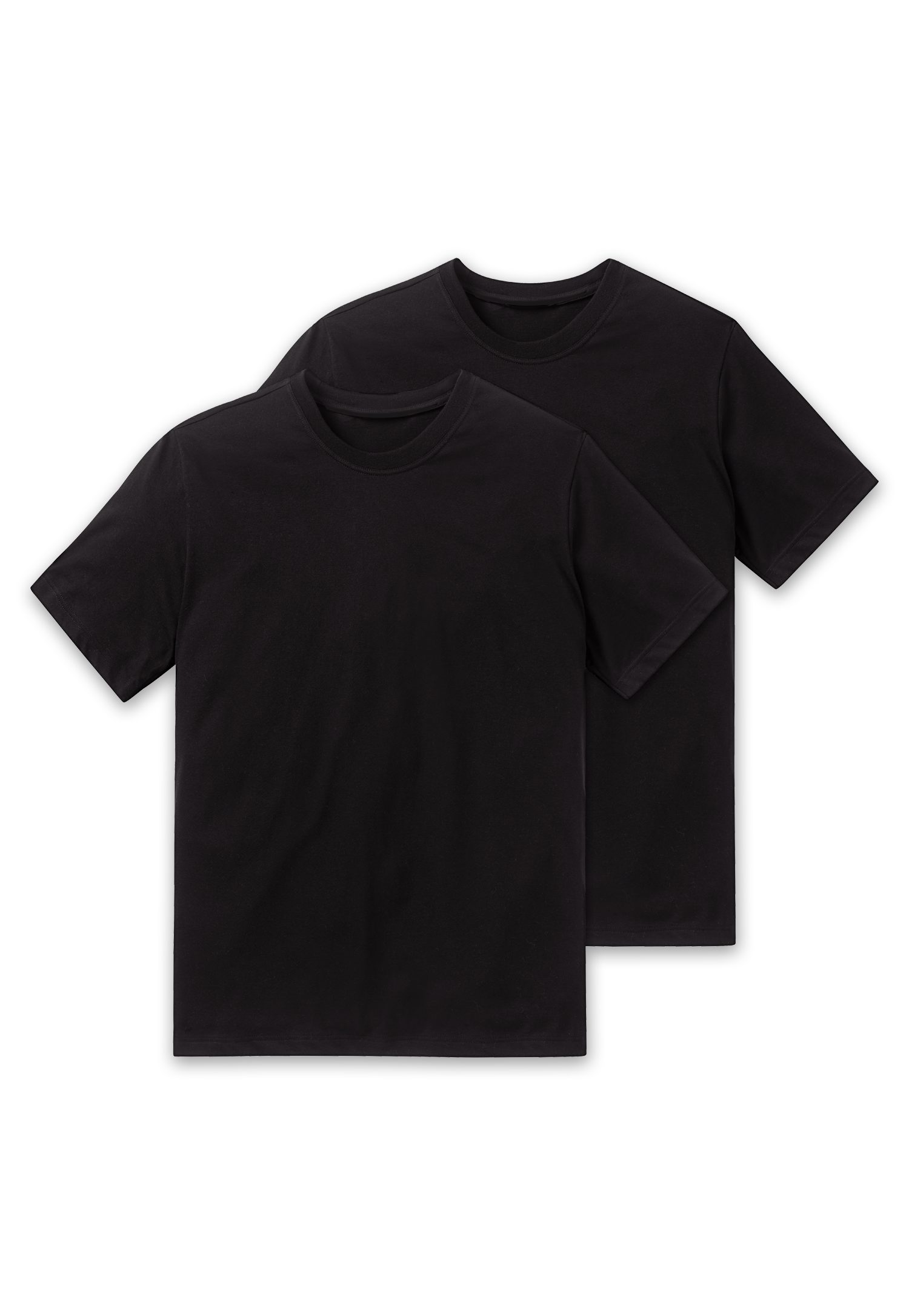 Schiesser Unterziehshirt American T-Shirt (Spar-Pack, 4-St., 4er-Pack) Rundhals Multipack - reine Baumwolle