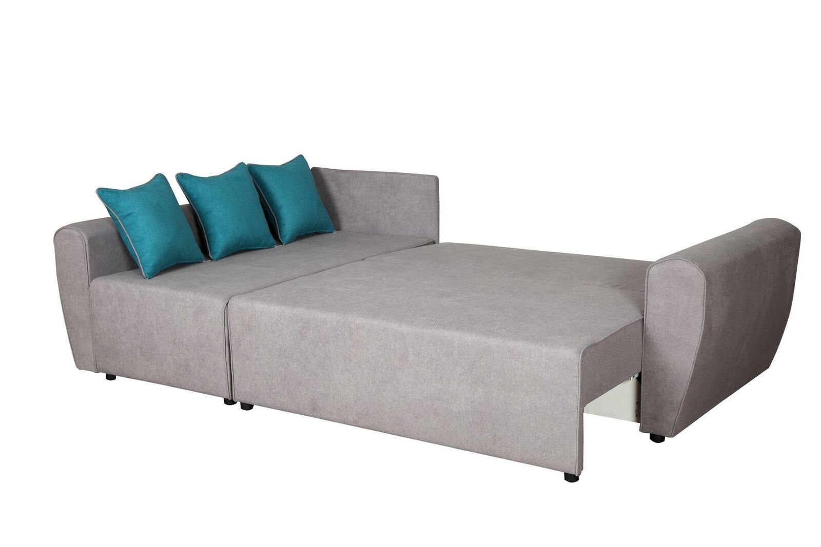 JVmoebel Sofa Big Sofa Stoff Garnitur Schlaf in Couch Europe Wohnlandschaft, Ecksofa Polster Made
