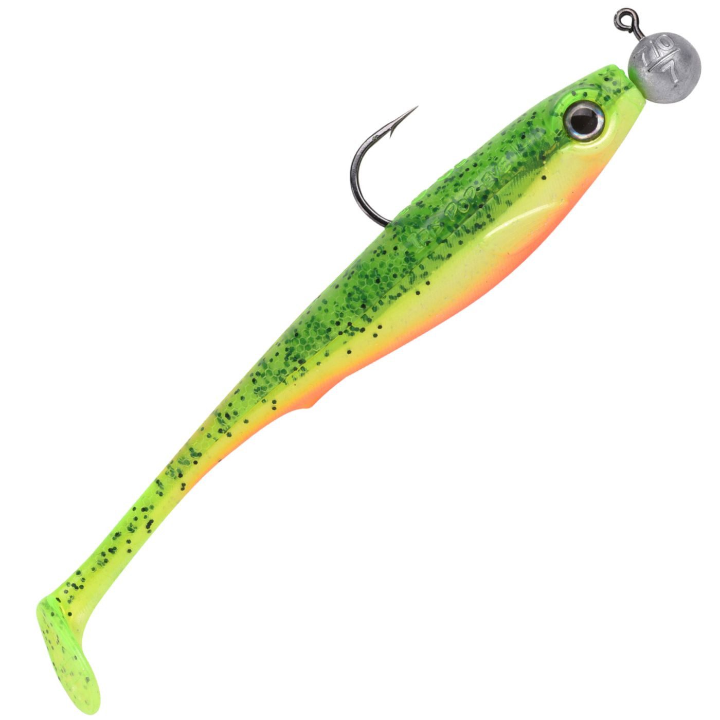 Kunstköder Spro Iris Popeye To-Go 14cm 7g - montierter Gummifisch