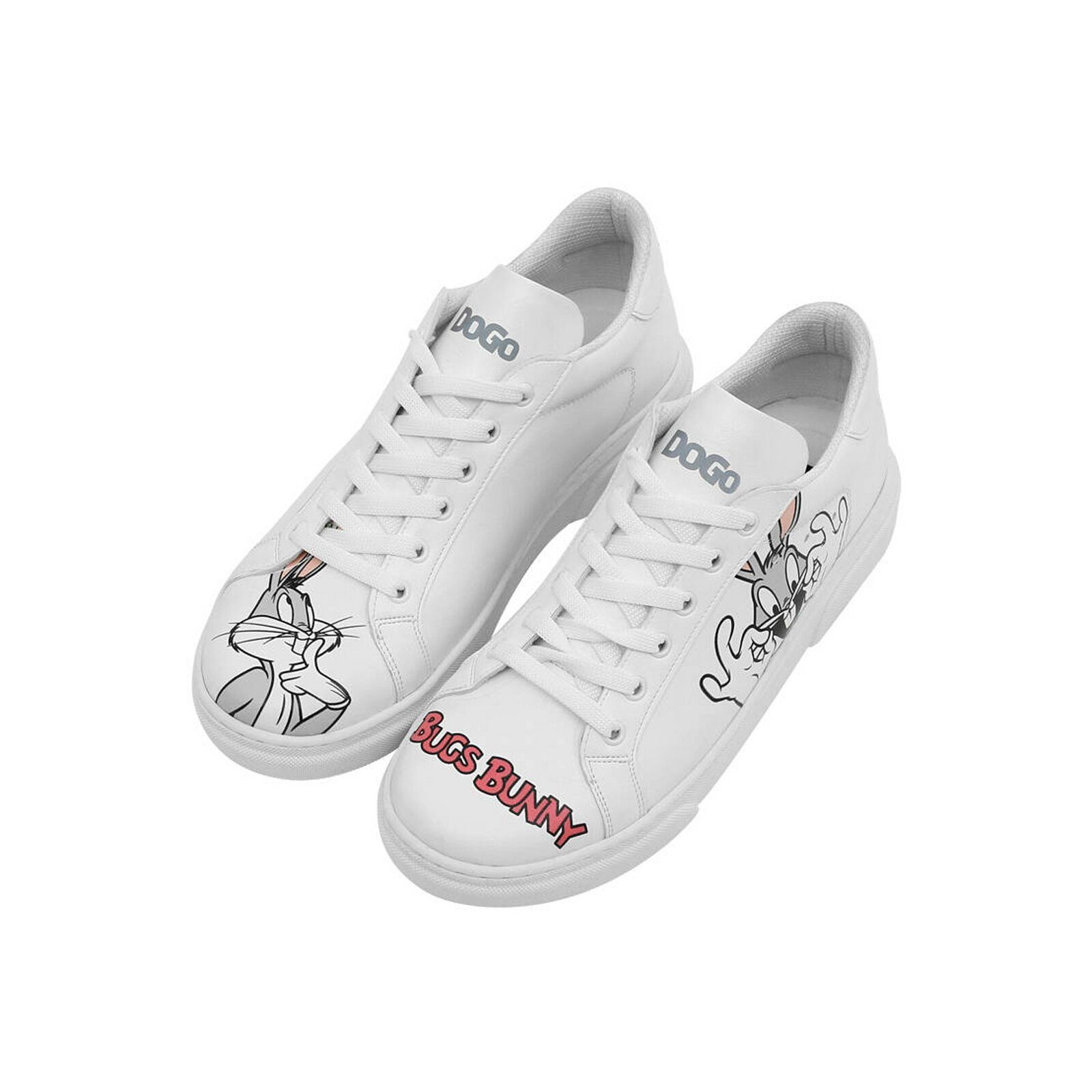 DOGO Ace Low-Top Sneaker What's Up Doc? Bugs Bunny Damen Sneaker Sneaker Handgefertigt