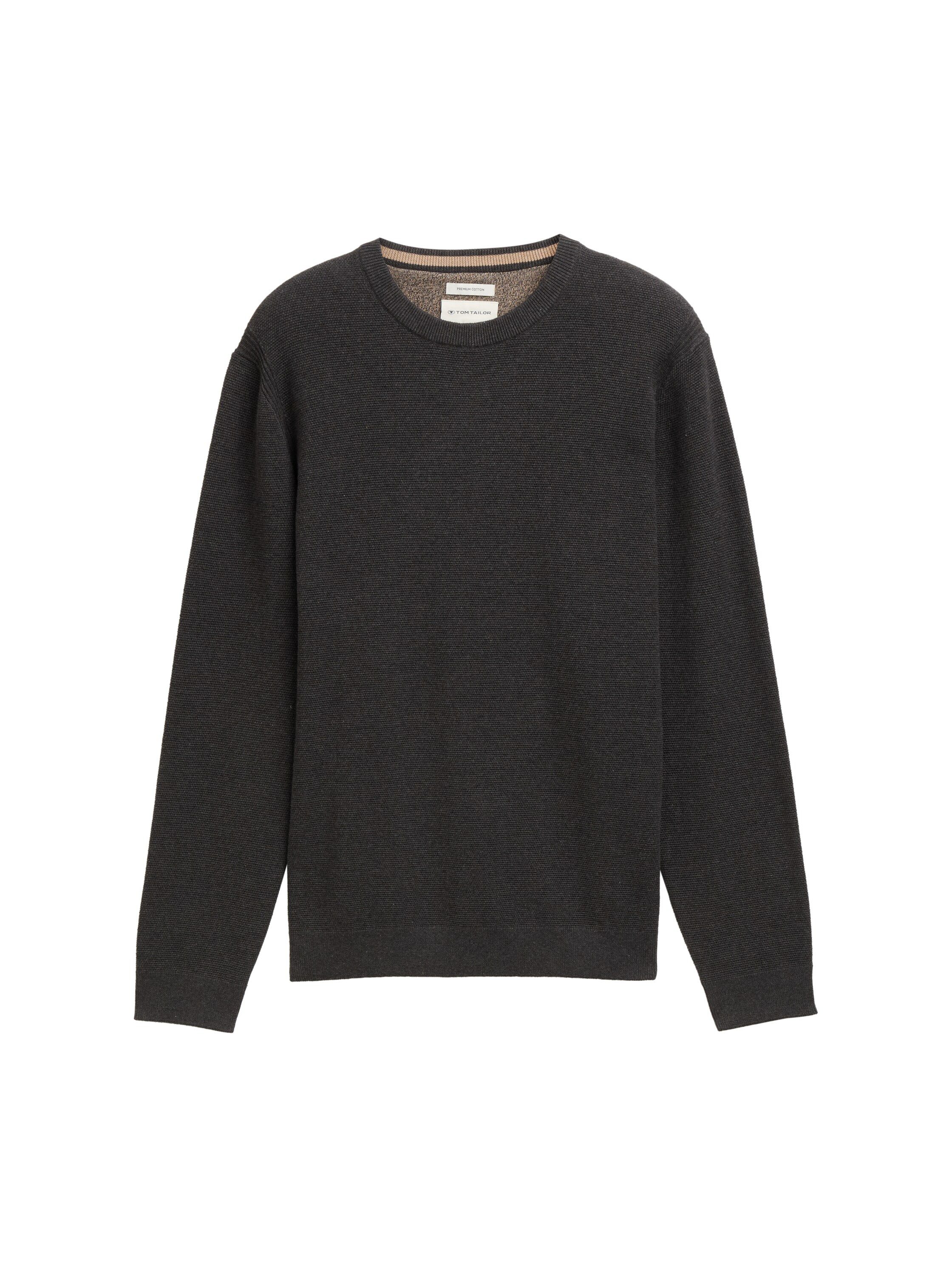 TOM TAILOR Strickpullover mit Bündchen