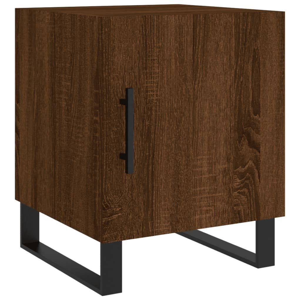 vidaXL Nachttisch Nachttisch Braun Eichen-Optik 40x40x50 günstig online kaufen