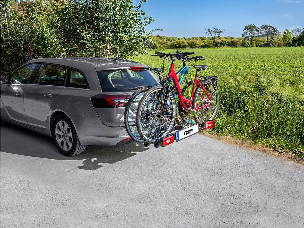 EUFAB Kupplungsfahrradträger CROW, für max. 2 Räder