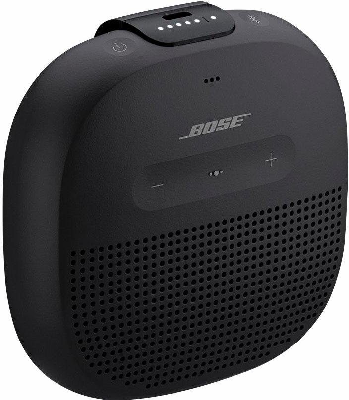 Bose SoundLink Micro Portable-Lautsprecher (Bluetooth, schwarz Echo Micro Amazon Kompatibel Dot) mit Bluetooth