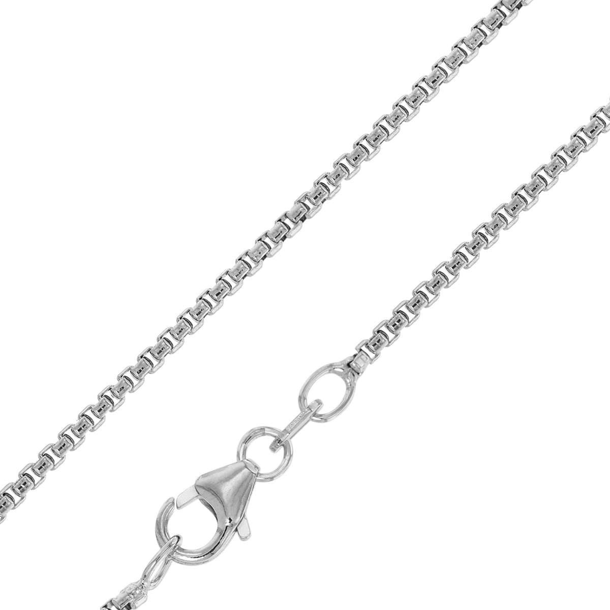 trendor Kette ohne Anhänger 35897, für Herren 925 Silber gerundete Venezianer 1,5 mm breit