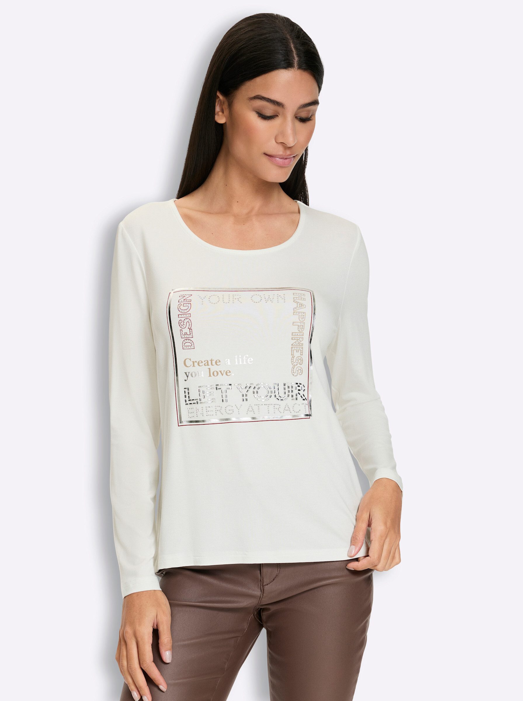 T-Shirt Langarm-Shirt Langarm