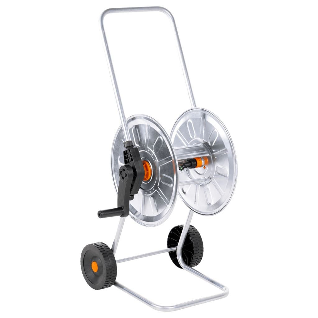 vidaXL Schlauchaufroller Schlauchwagen für 50 m 1/2" oder 35 m 3/4