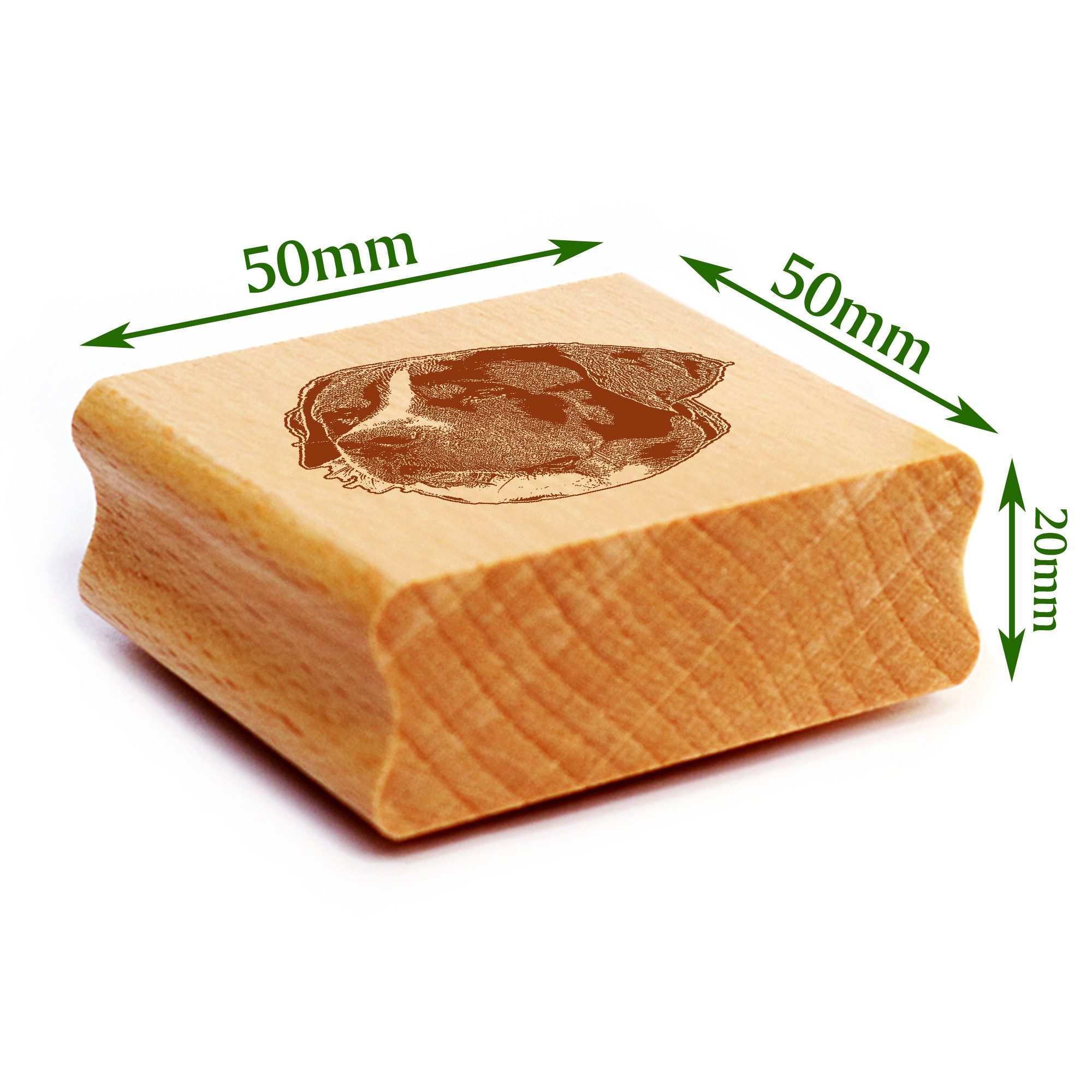Thumbnail - Dekolando Stempel Motivstempel Schweizer Sennenhund Stempel Hund Holzstempel 48 x 43 mm