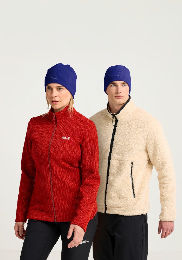 Jack Wolfskin Beanie REAL STUFF BEANIE Fleecemütze, leicht, aus recycelten Materialien – Bild 3 von 5