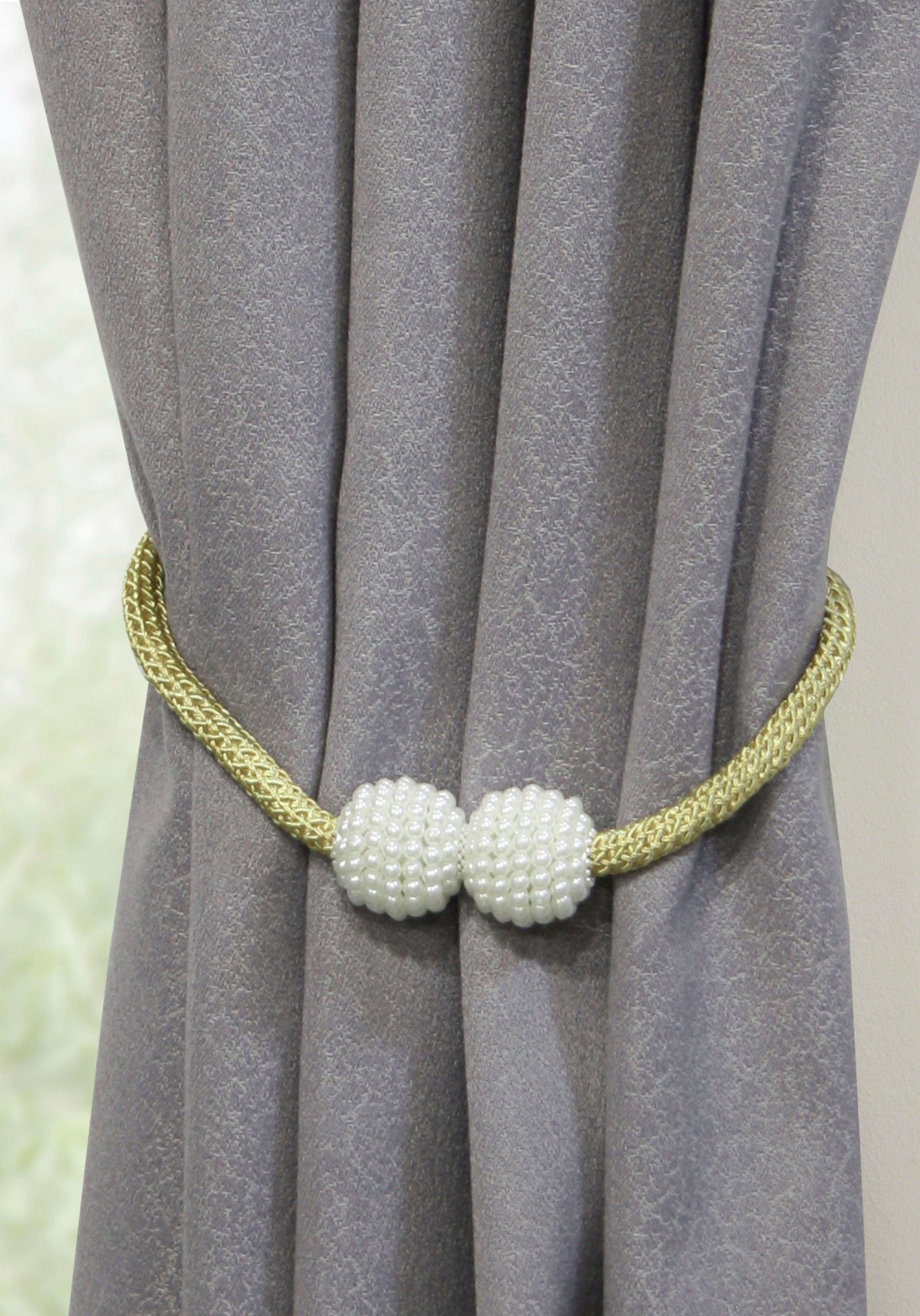 GARDINIA Raffhalter Flex-V mit Magnet, (2-tlg), vielfältige Anbringungsmöglichkeiten