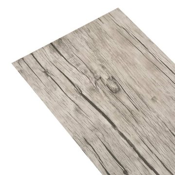 vidaXL Laminat PVC Laminat Dielen Selbstklebend 2,51 m² 2 mm Eiche Gewaschen Fußboden