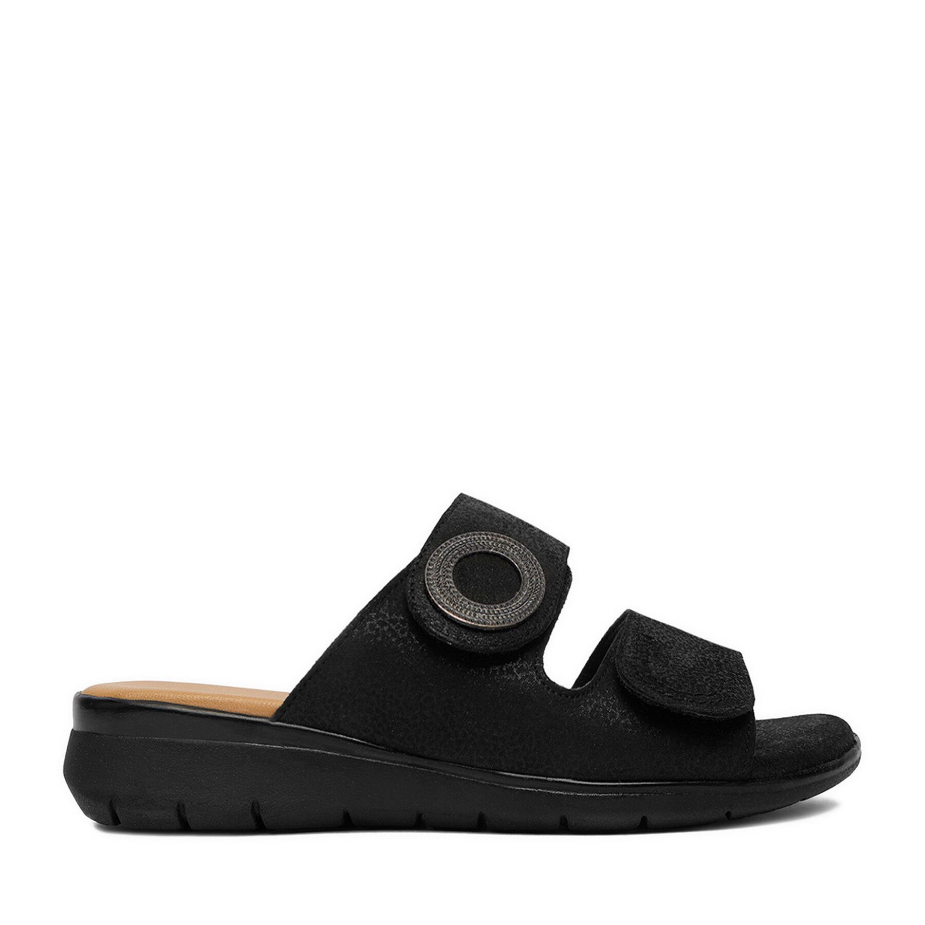 Go Soft Go Soft Damen-Flip-Flops, Schwarz Badepantolette
