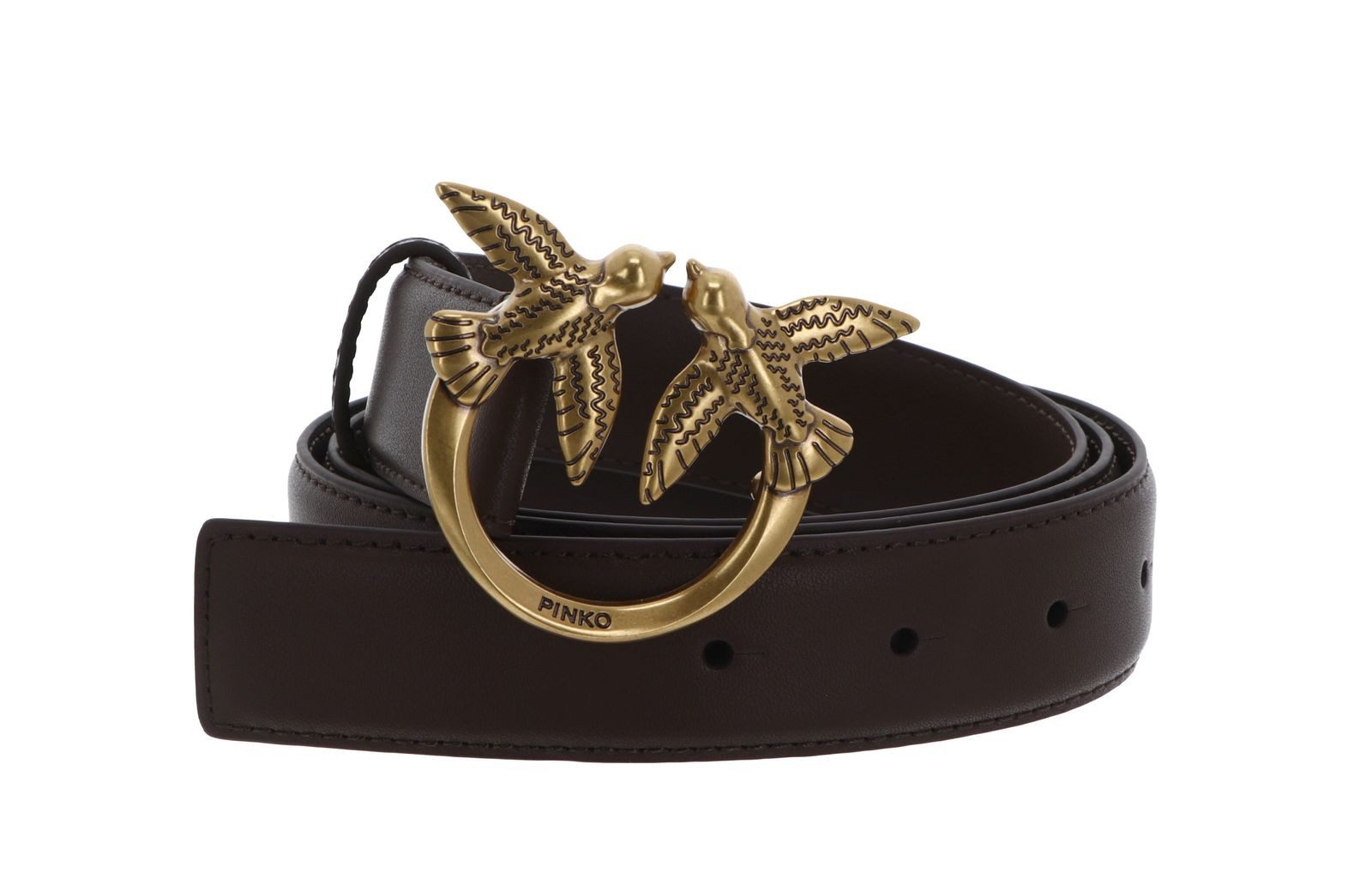 PINKO Ledergürtel H3 Belt aus echtem Rindsleder