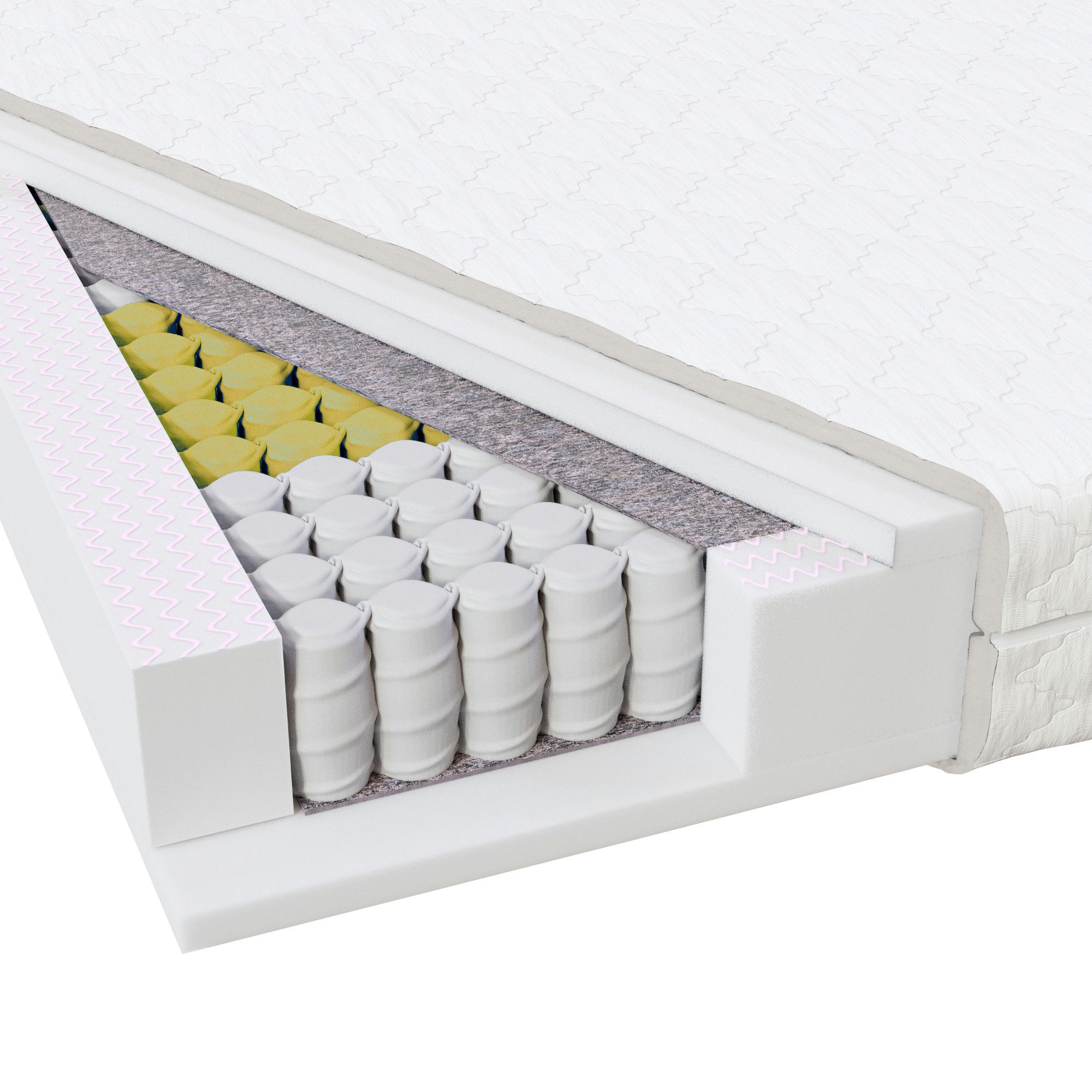 Taschenfederkernmatratze MEDIC PLUS, MSS e.K., 21 cm hoch, Tonnentaschenfed günstig online kaufen