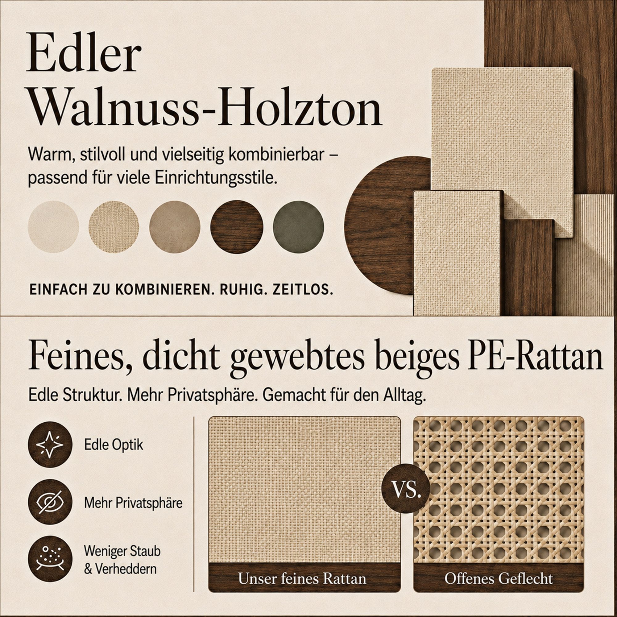 Flieks Kleiderschrank Kleiderschrank Bogenform 80x55x180cm mit Kleiderstange, 2 Schubladen – Bild 5 von 5