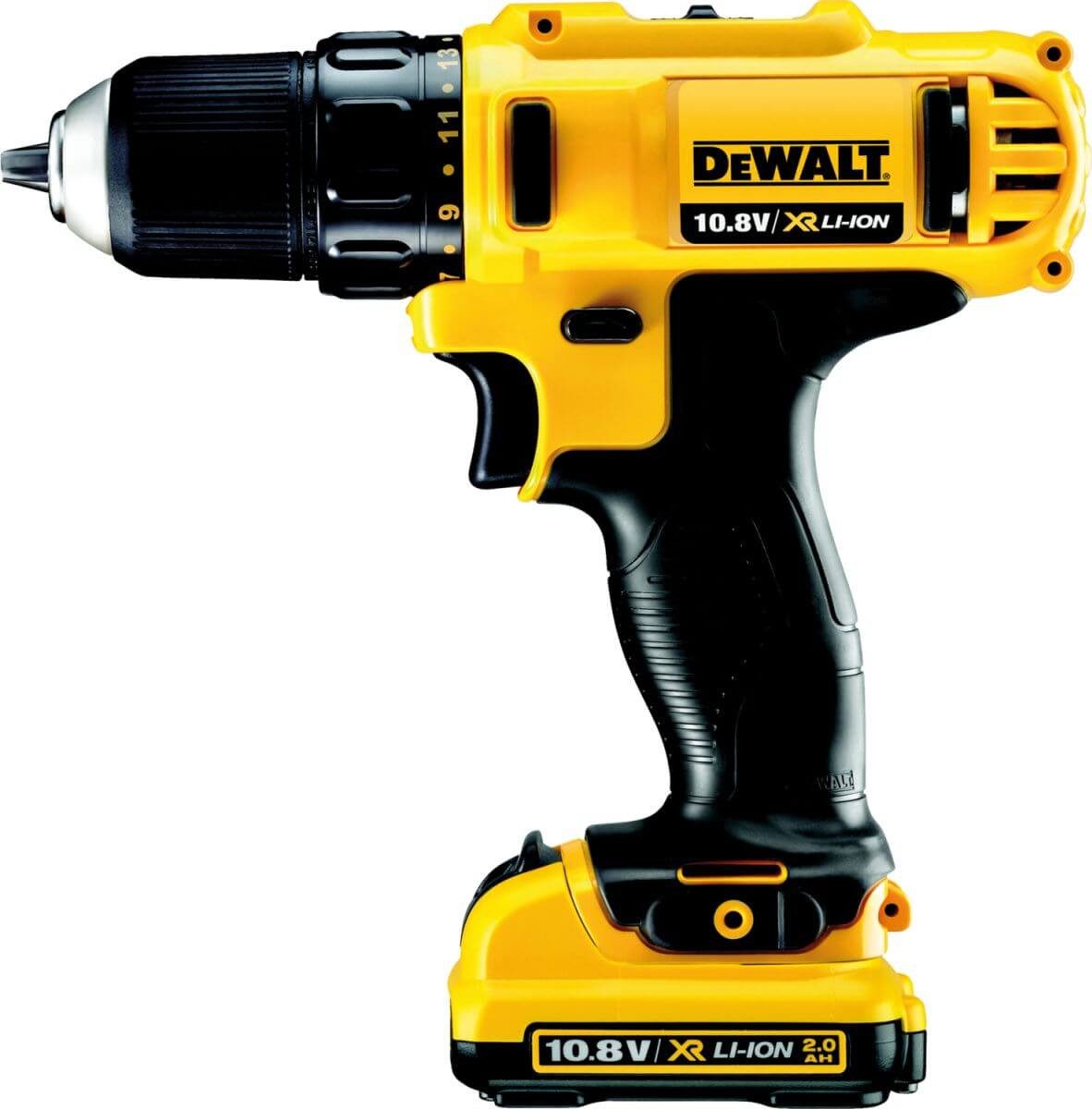 DeWalt Akku-Bohrschrauber DeWalt Akku-Bohrschrauber DCD710D2, 12V, 2 Gang, mit 2x 2Ah Akku