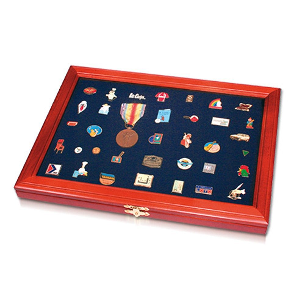 Safe-Album Anstecknadel Holz Sammelvitrinen Vitrinen für Pins Button Anstecknadeln I SAFE